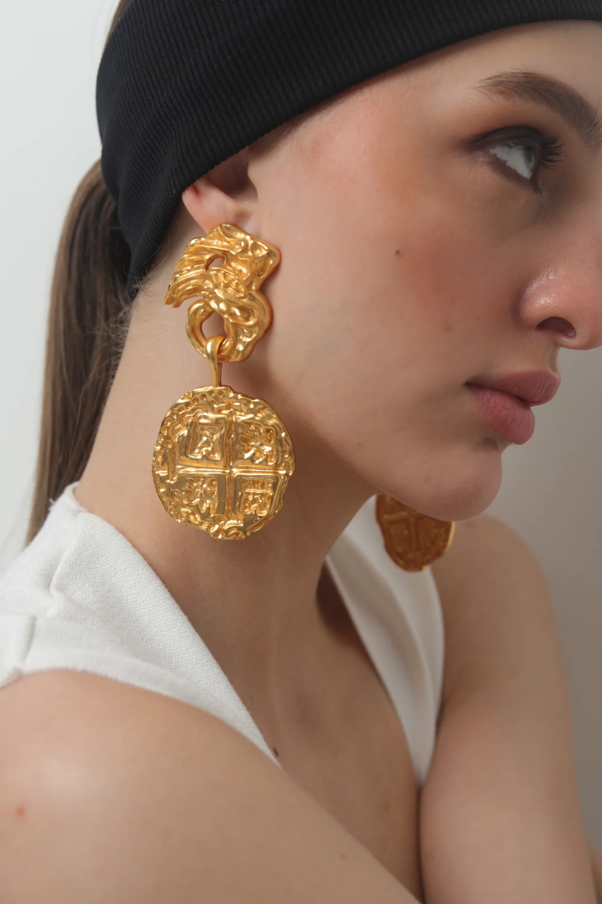 Medallion Earrings