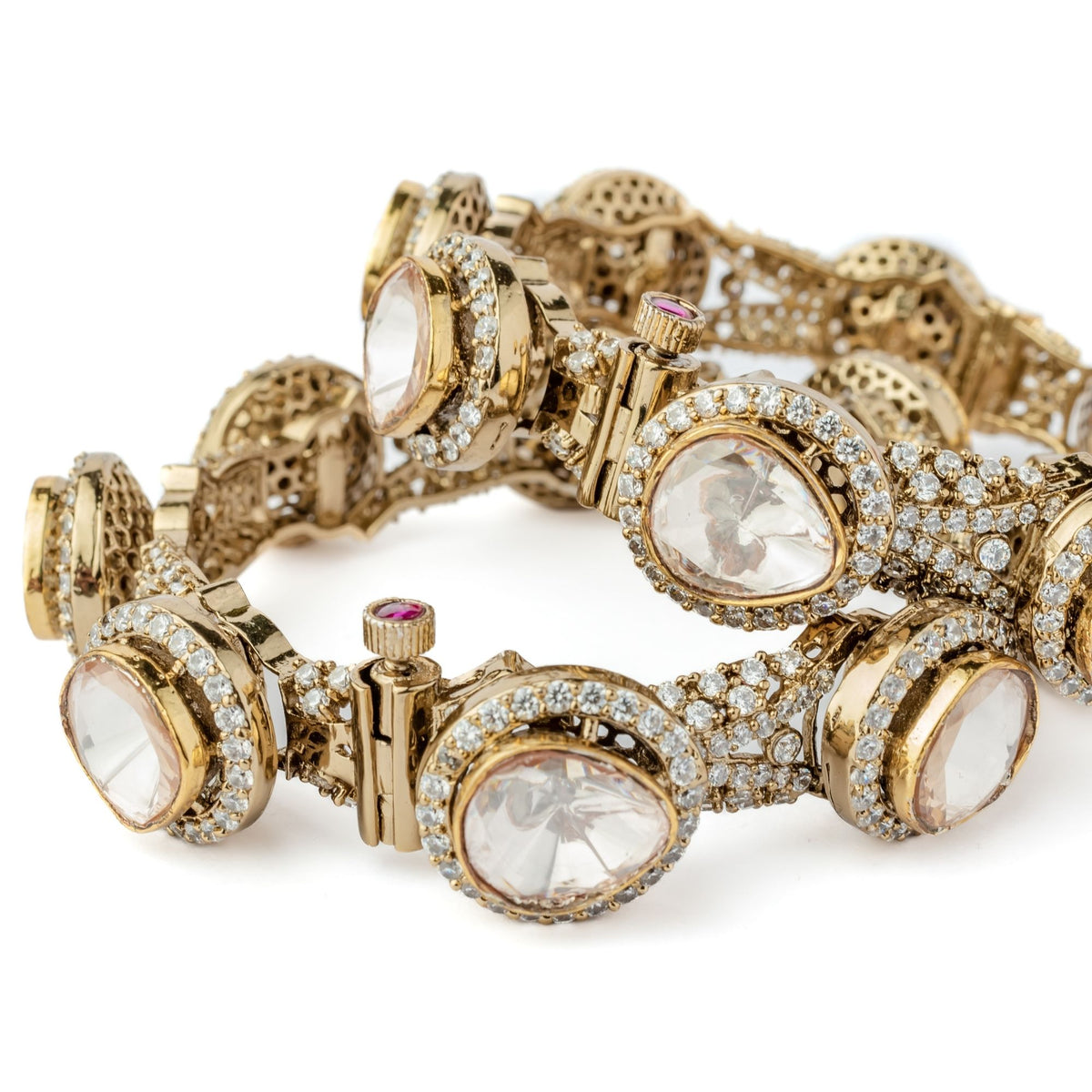 Gold Plated Pair of Bangles