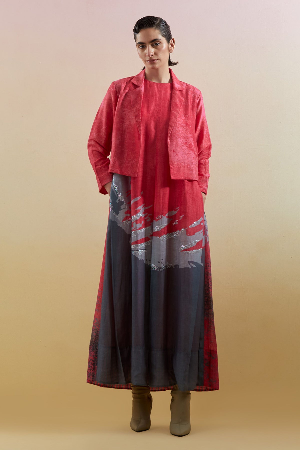 Gliss Dress with jacket