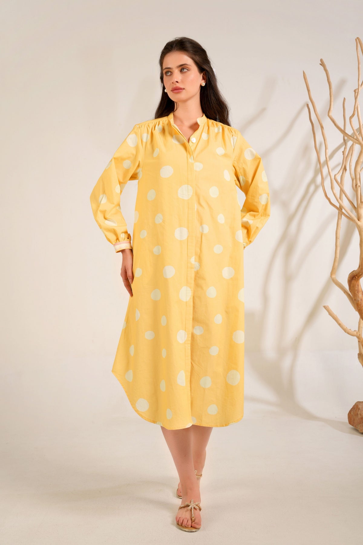 Lemon Sorbet Shirt Dress