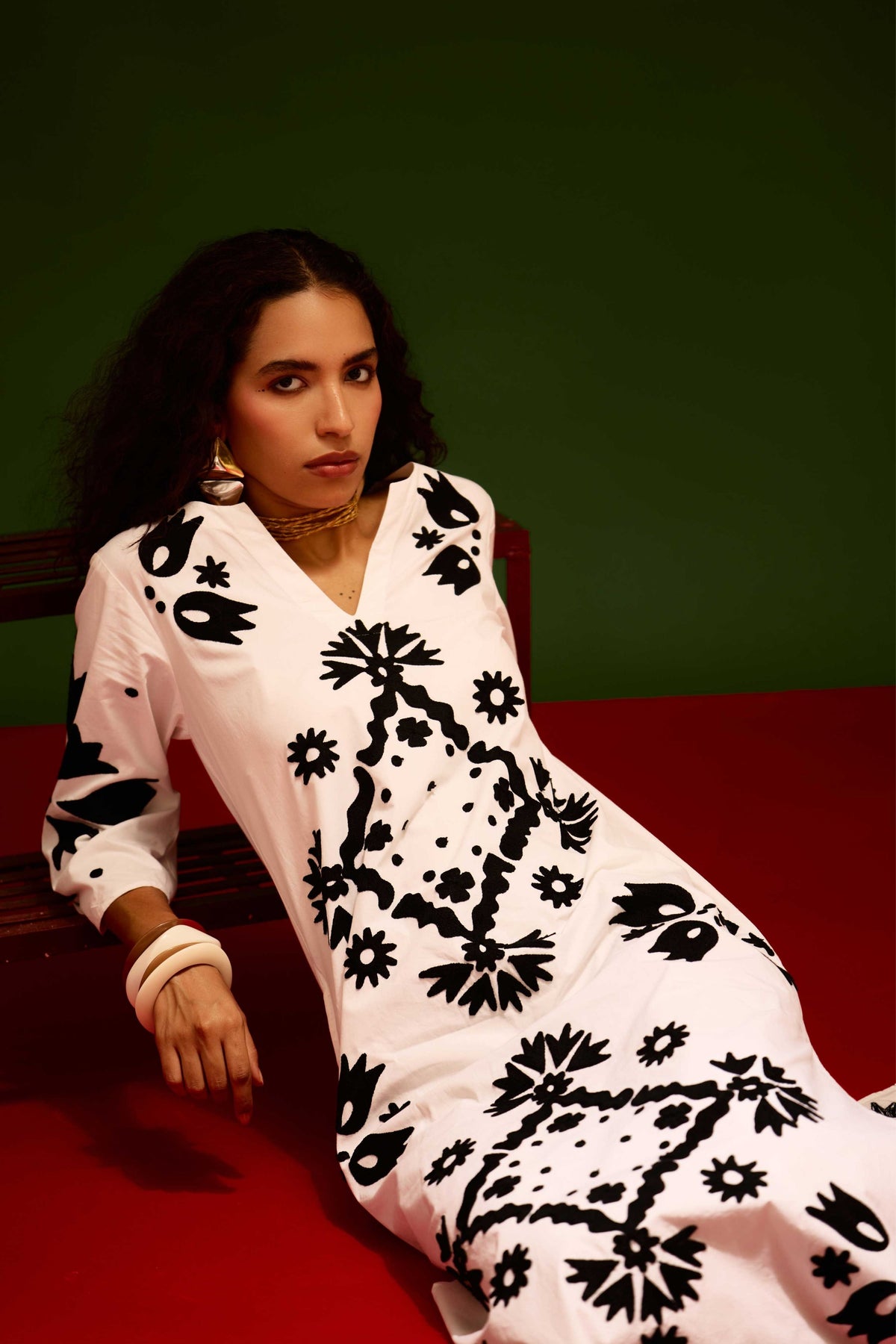 Ivory Sitara Maxi Dress