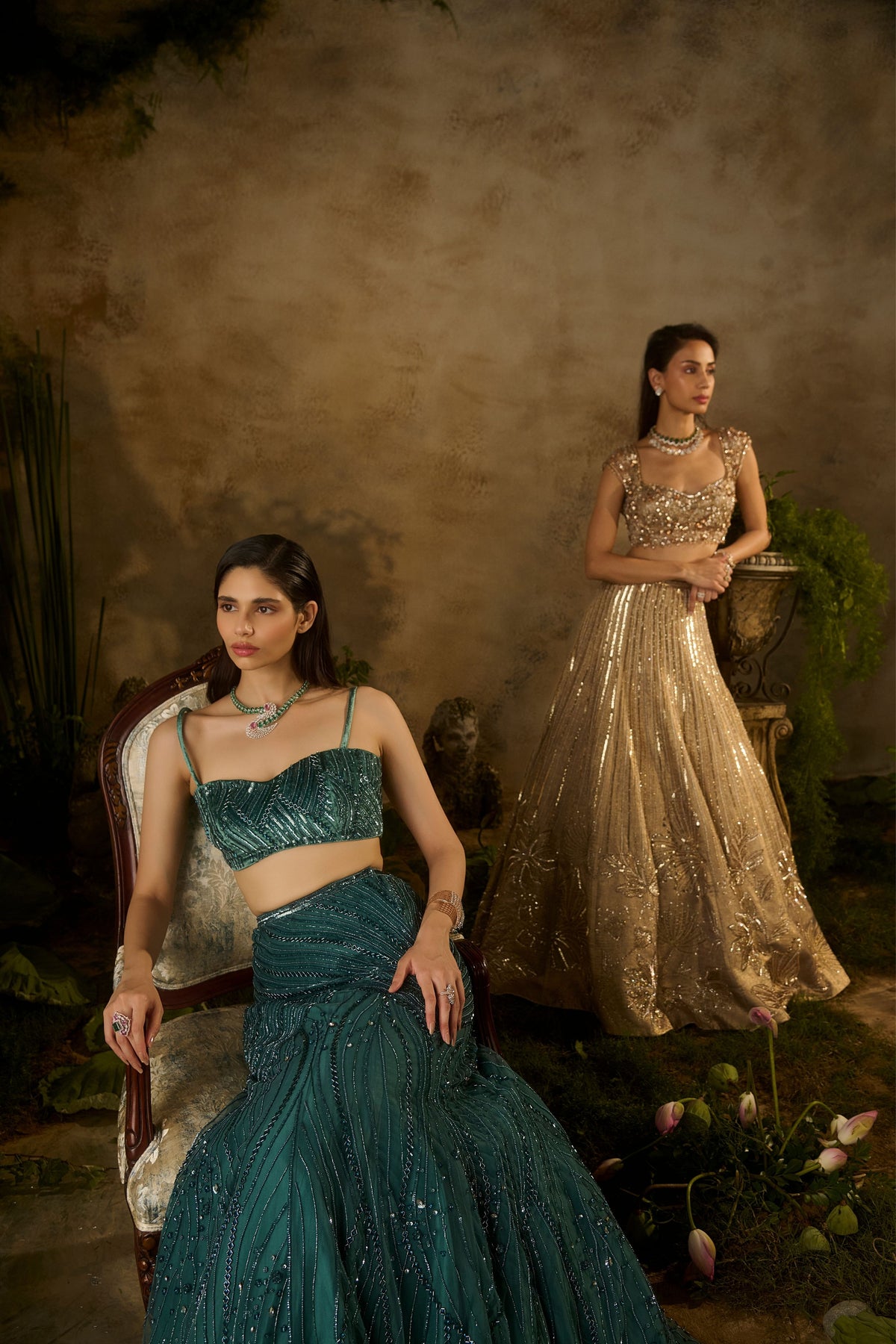 Verdant Charm Lehenga Set