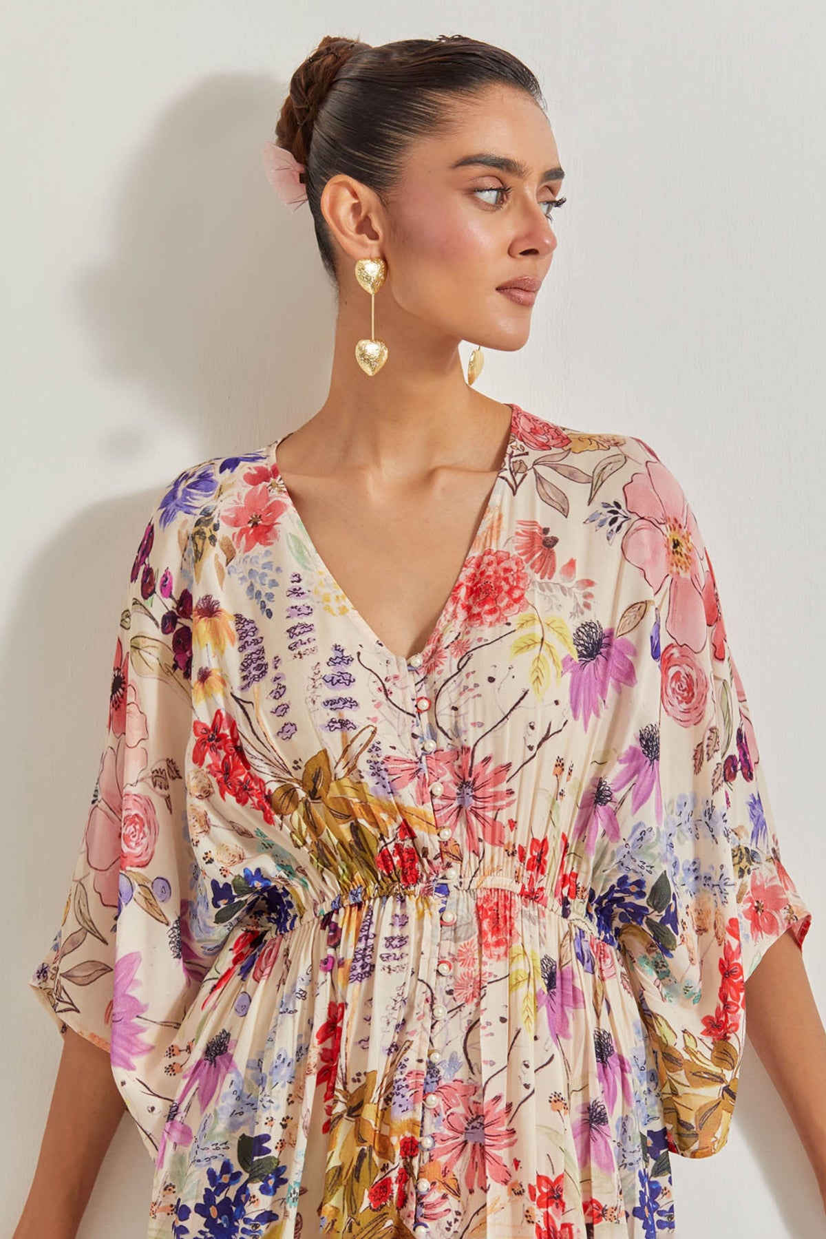 Blooming Burst Rayon Dress