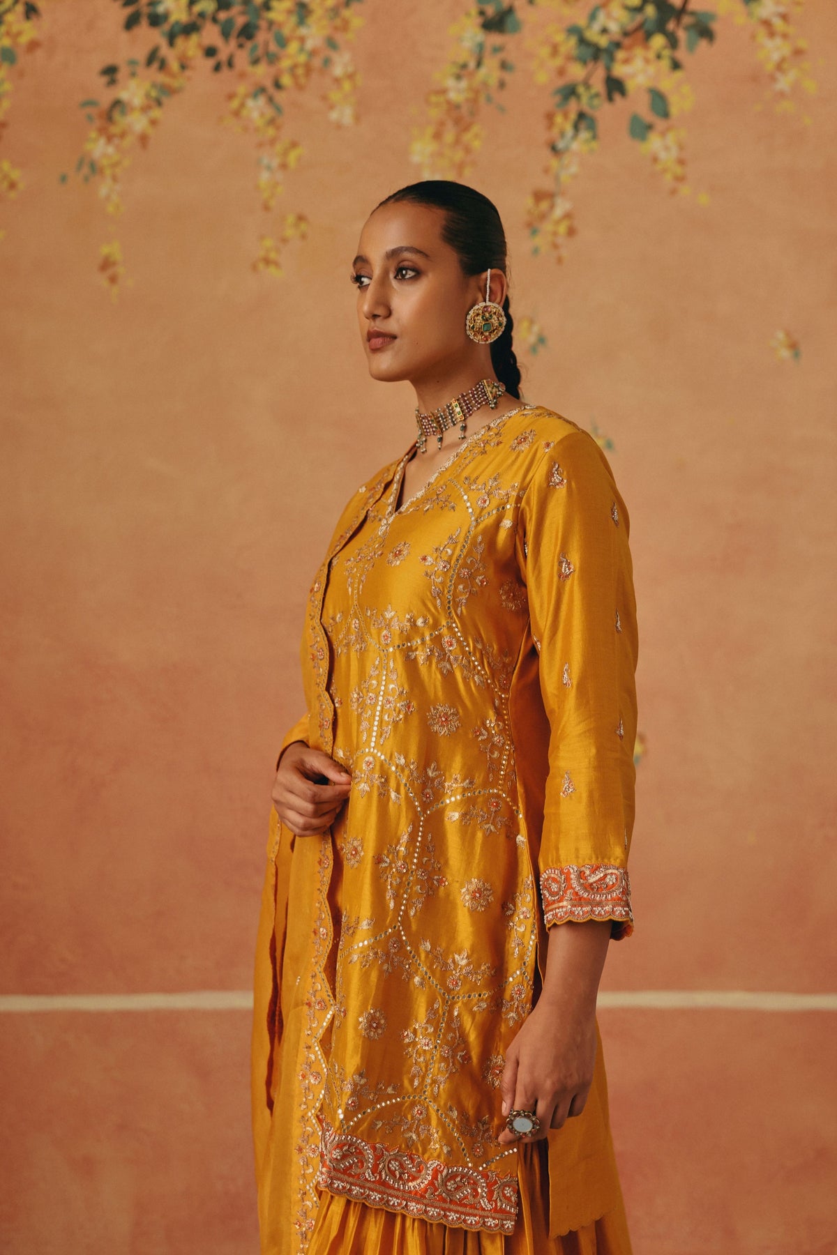 Marigold Sharara Set