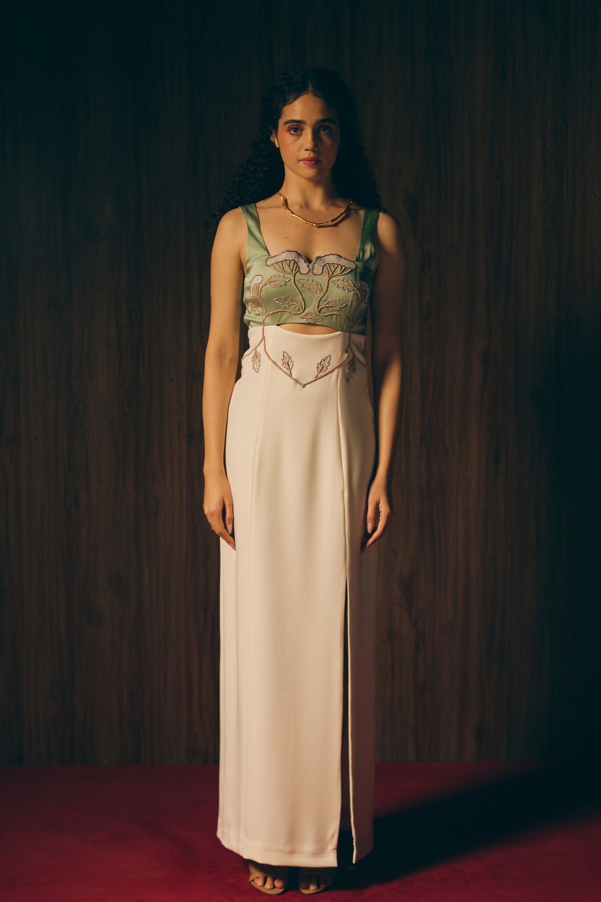 Sage Silken Gown