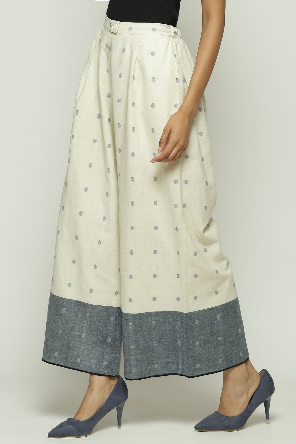 Border Jamdani Dots Trouser