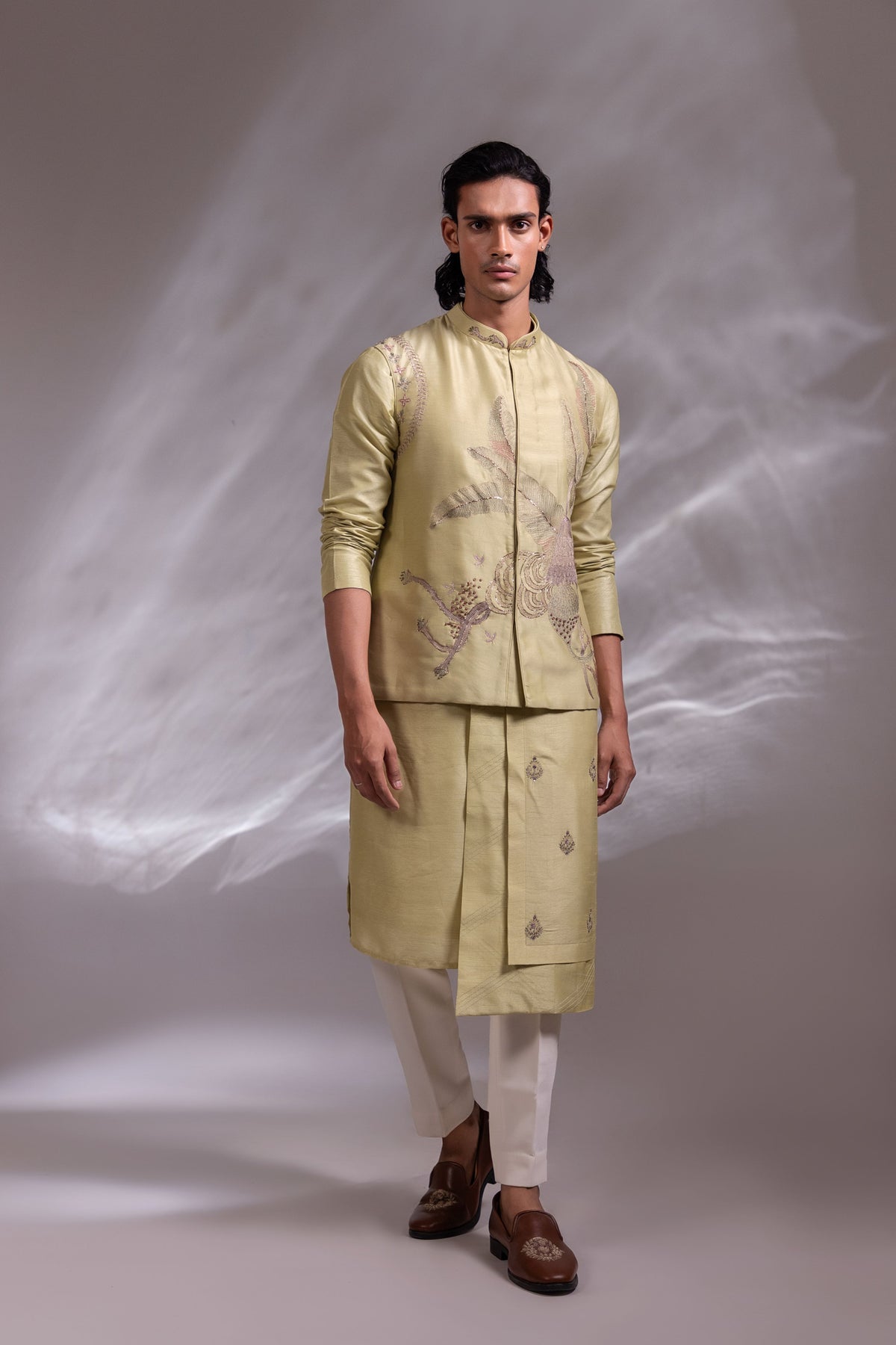 Sage Nehru Jacket Set