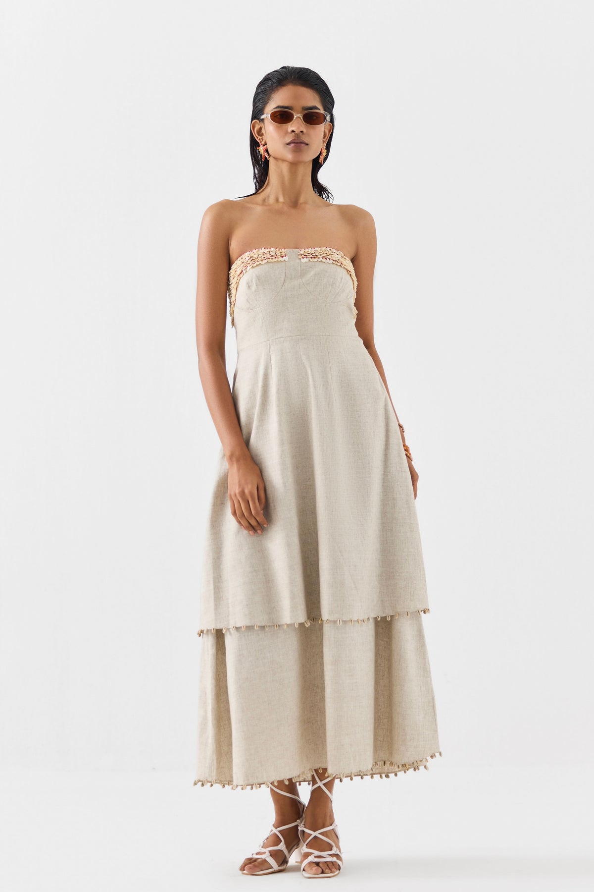 Palm Island Tiered Dress