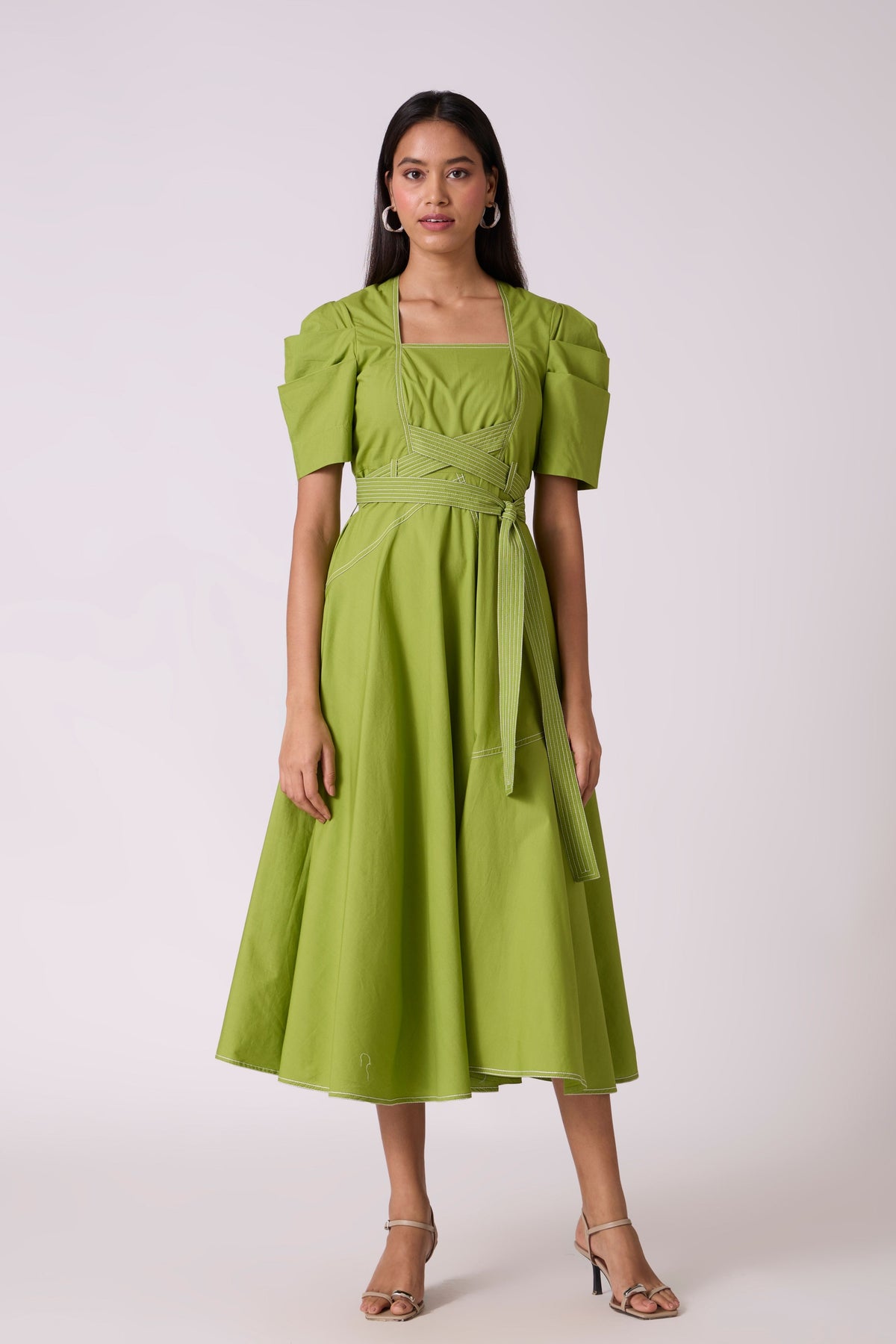 Maise Matcha Green Dress