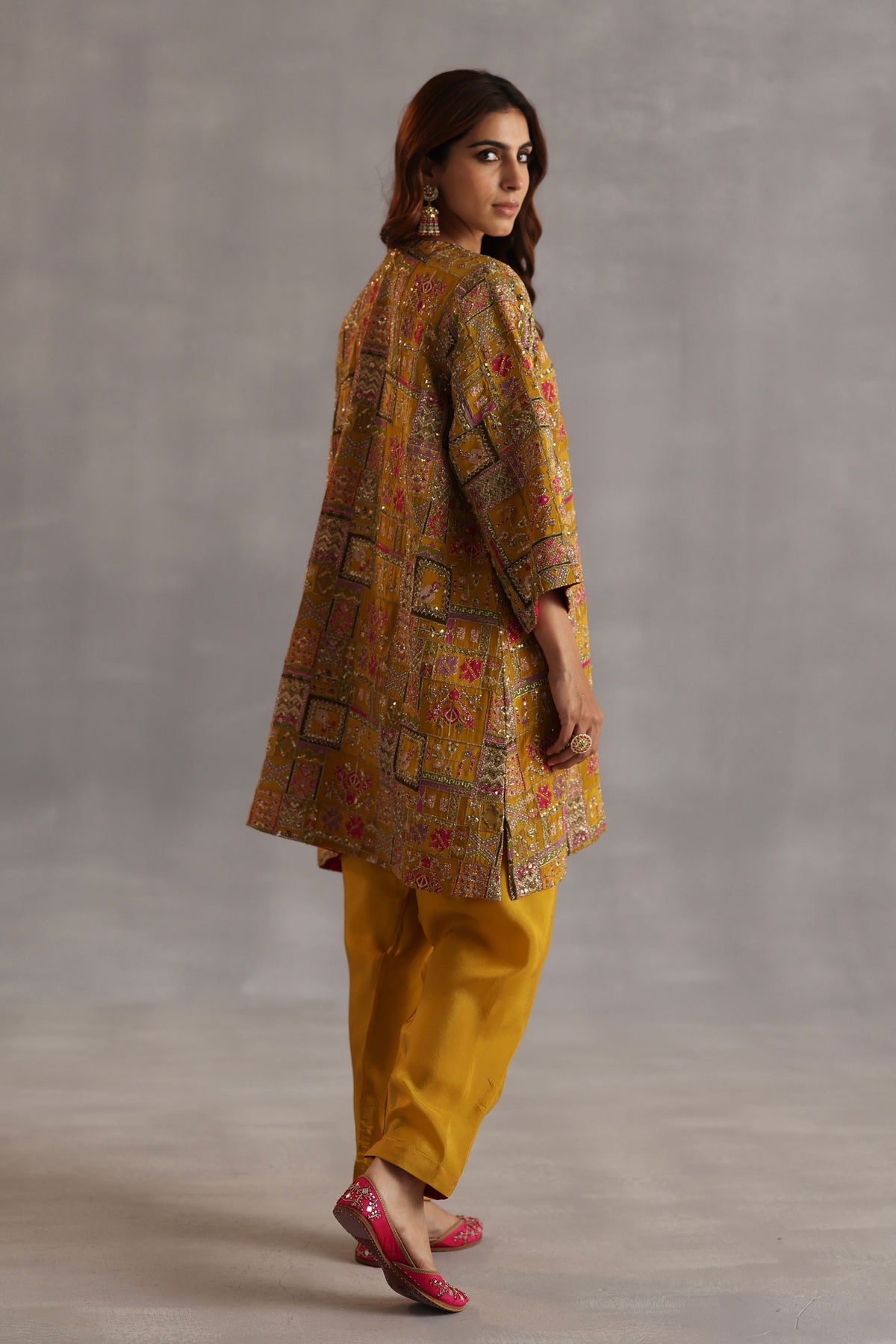 Raag Yellow Kurta Set