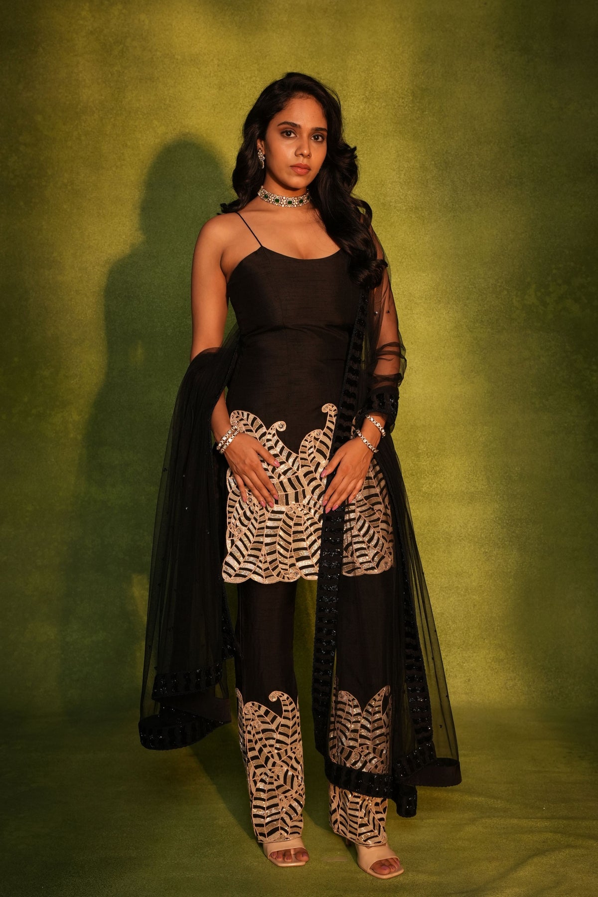 Black Kurta Set