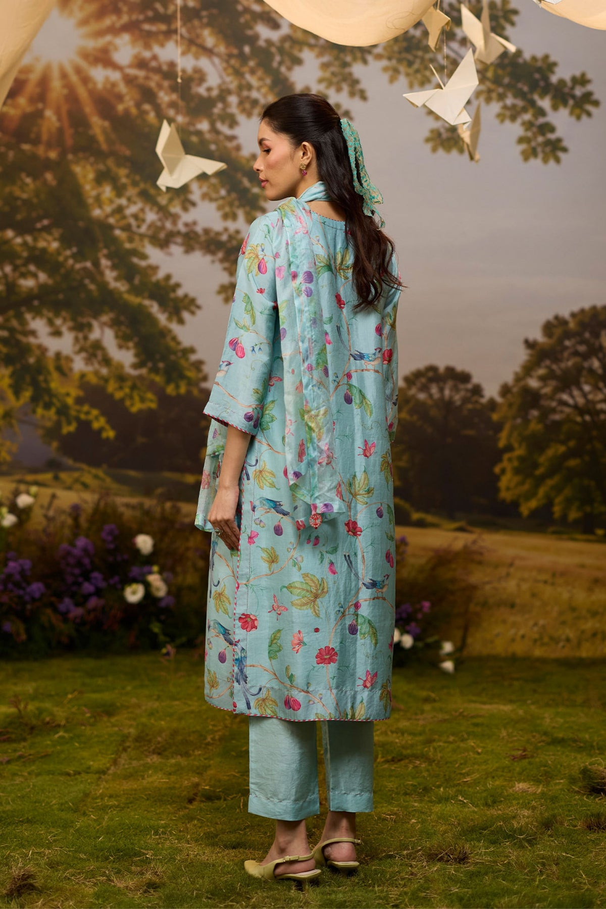 Fig n Fable Blue Kurta Set