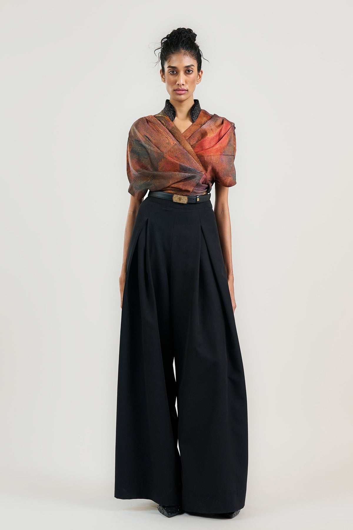 The Rust Wrap Top
