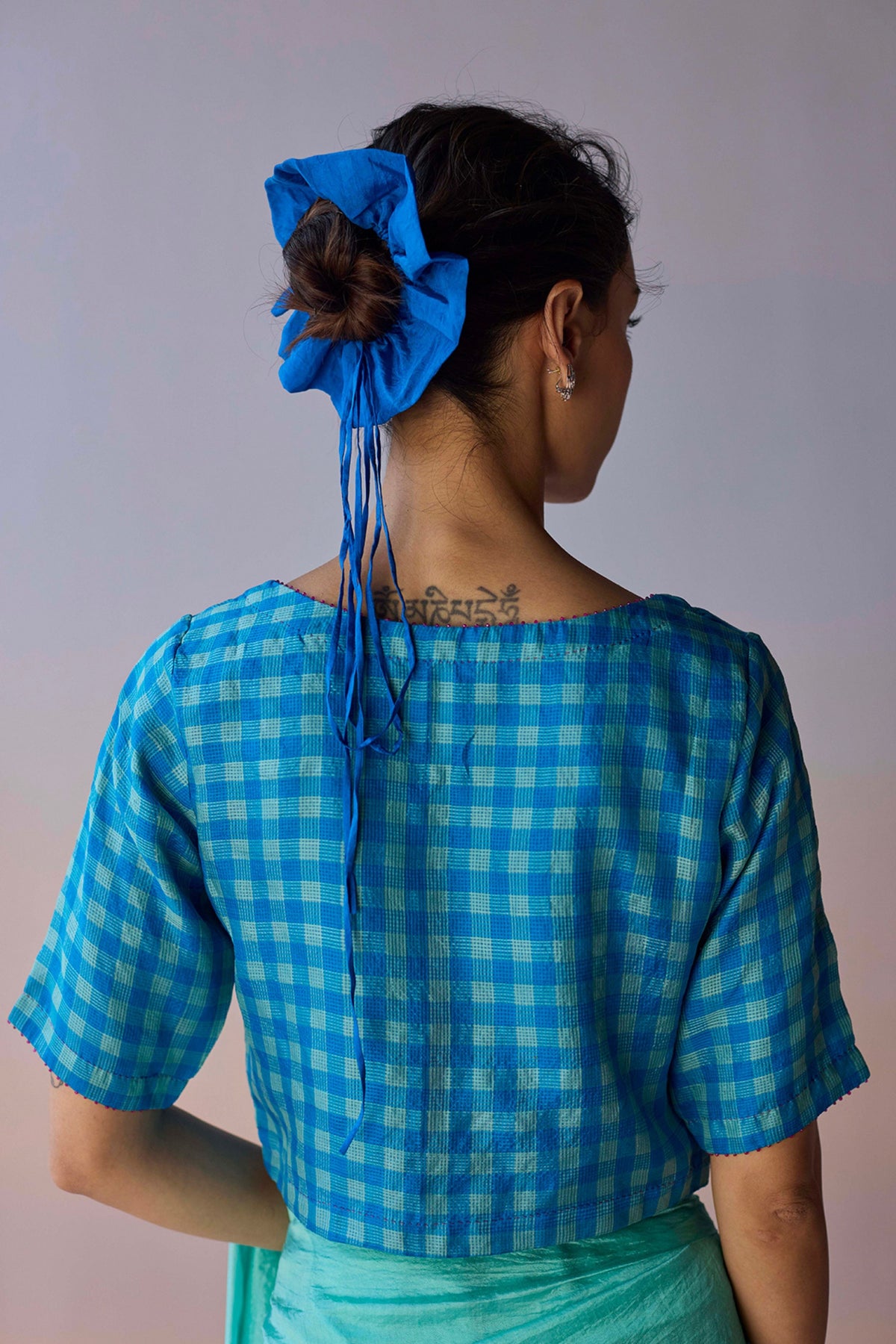Lightwoven Blue Blouse