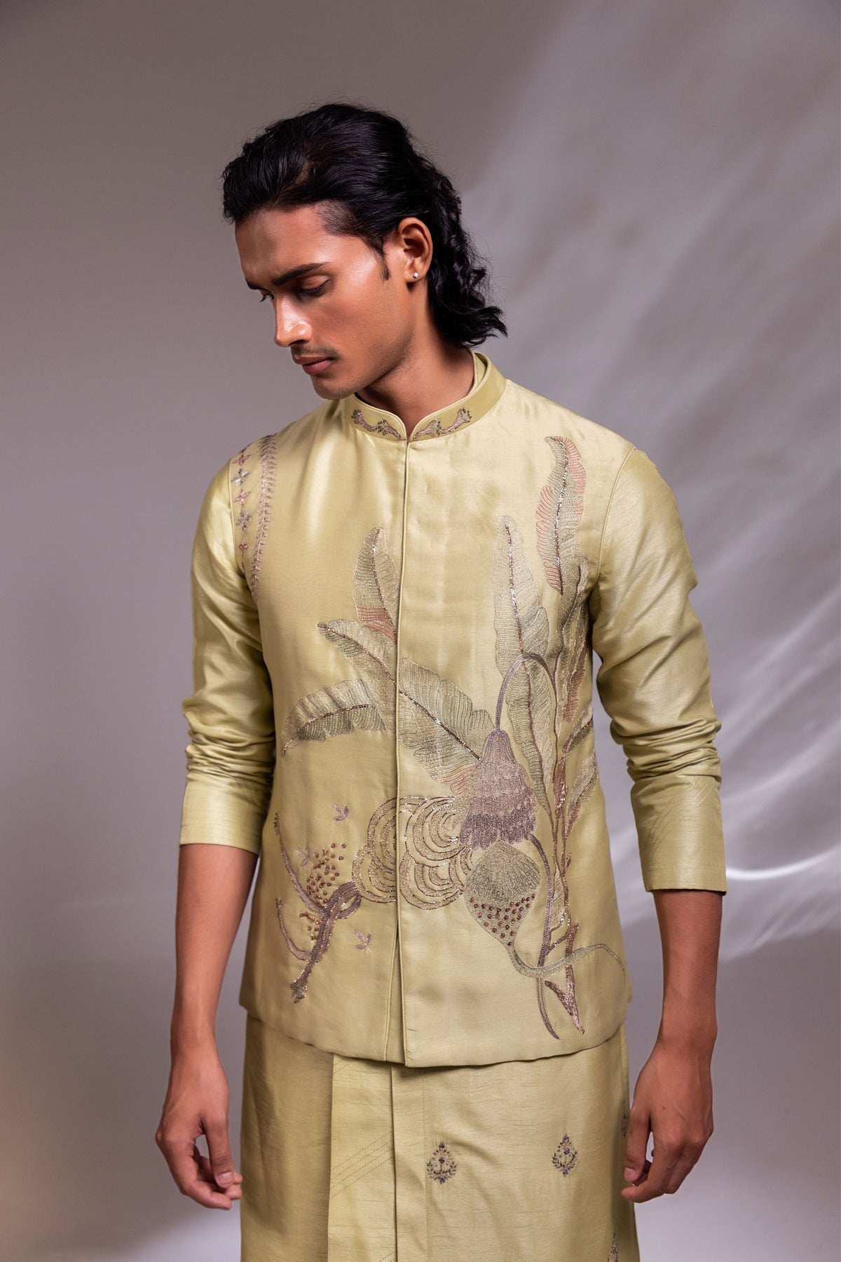 Sage Nehru Jacket Set