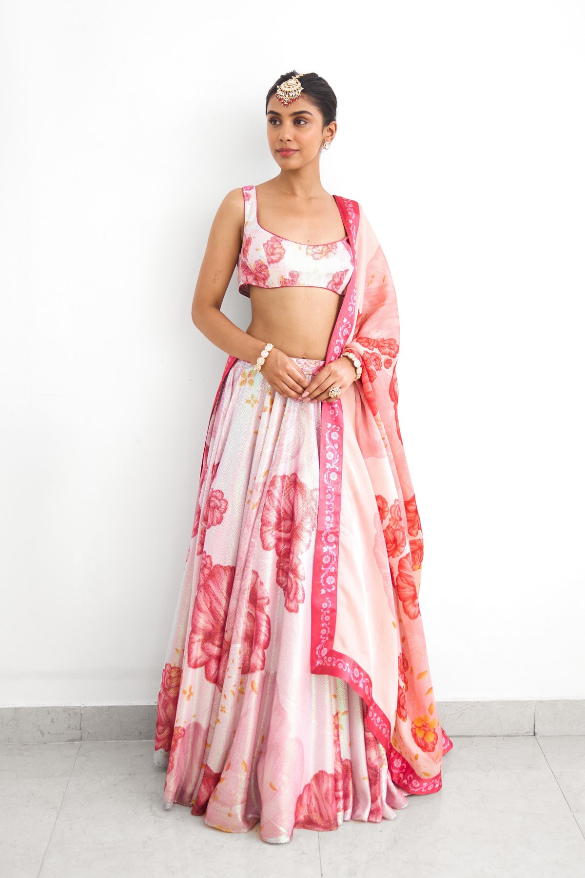 Blush Bloom Lehenga Set