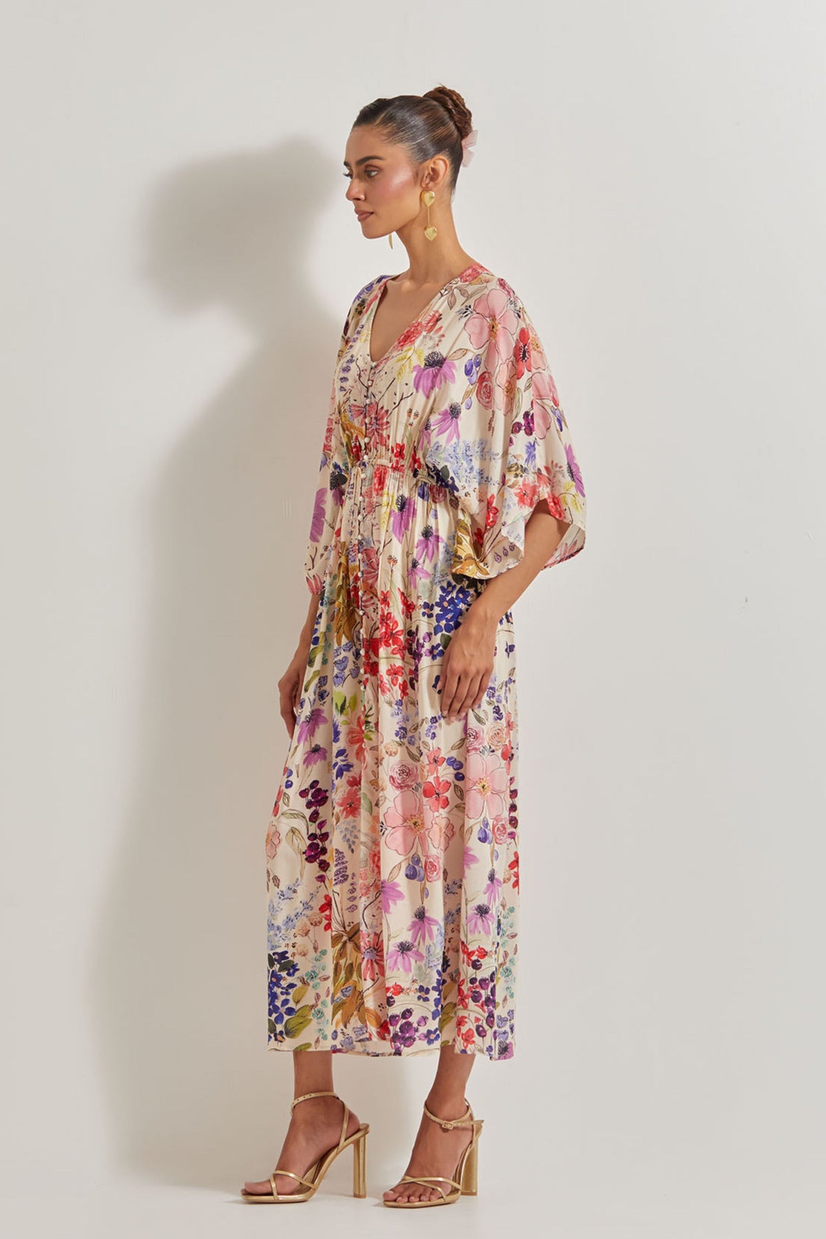 Blooming Burst Rayon Dress