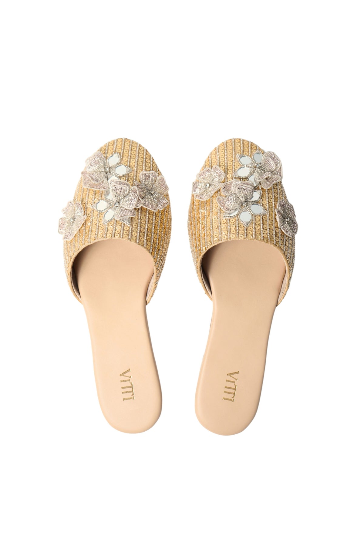 Evara Gold Mule