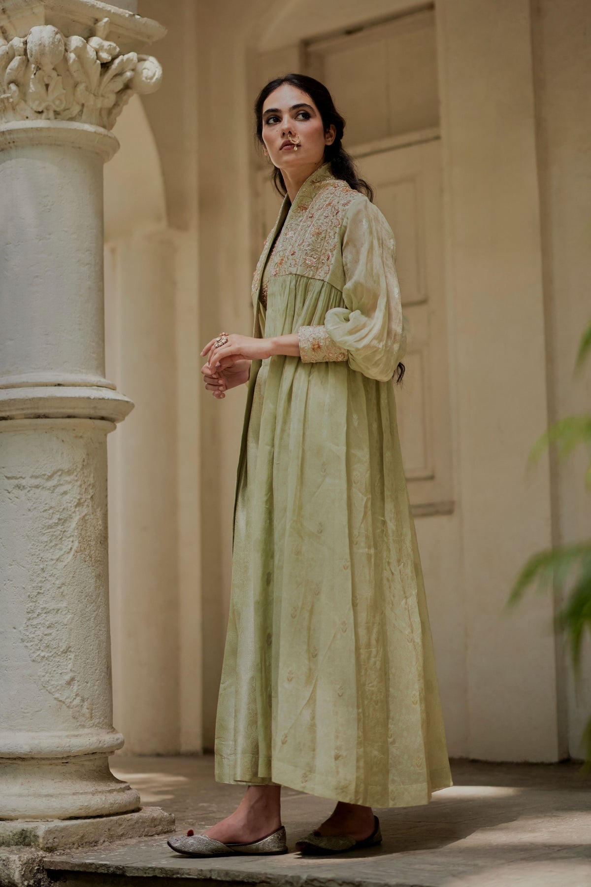 Solene Palazzo Jacket Set