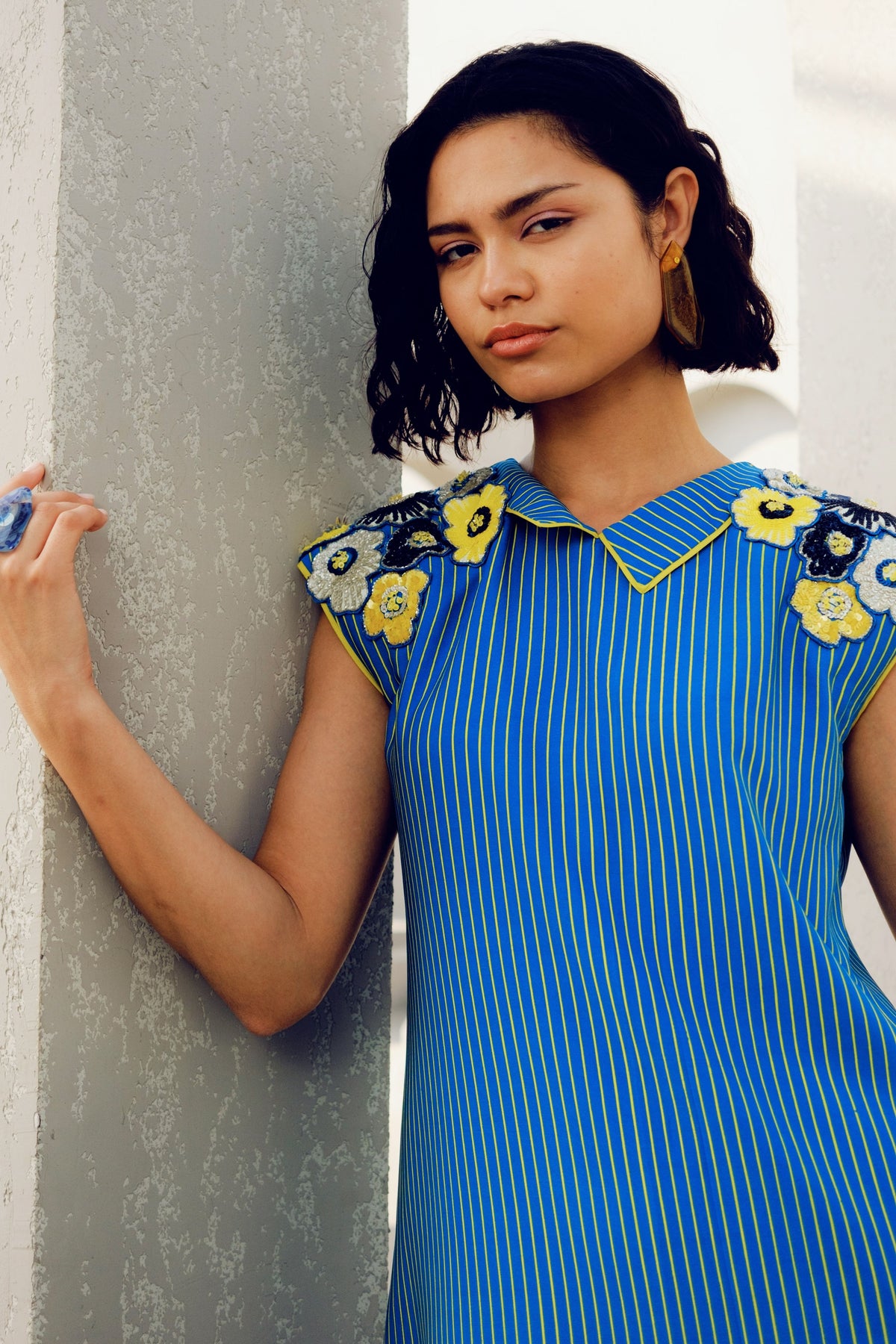Blue Caroline Power Dress