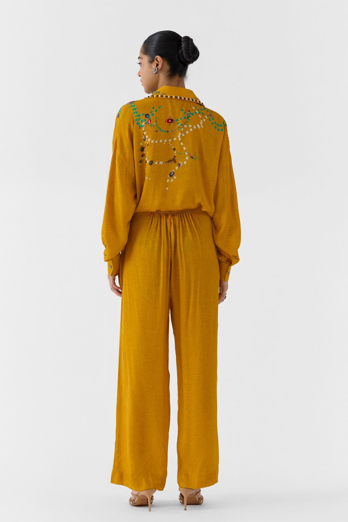 Maharani Mustard Co-ord Set