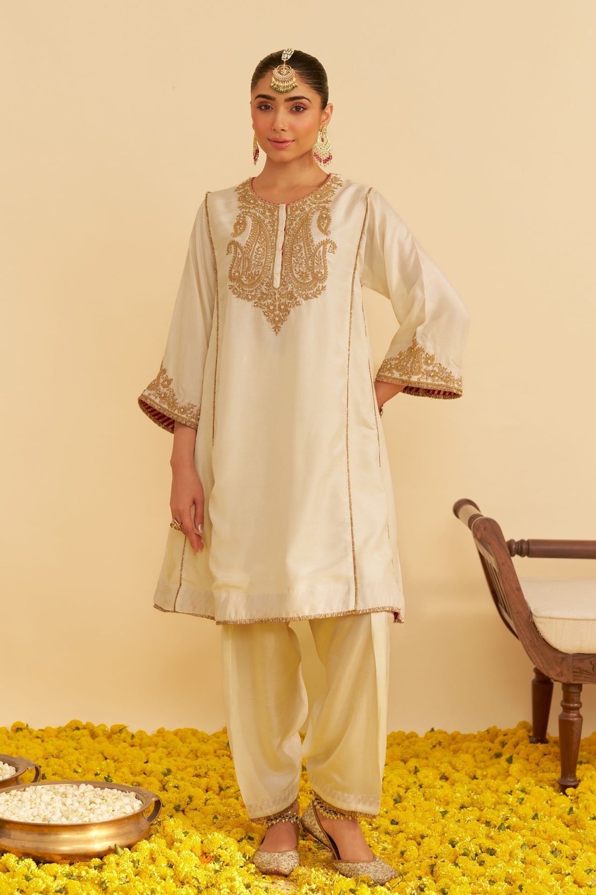 Ayra Ivory Salwar Set