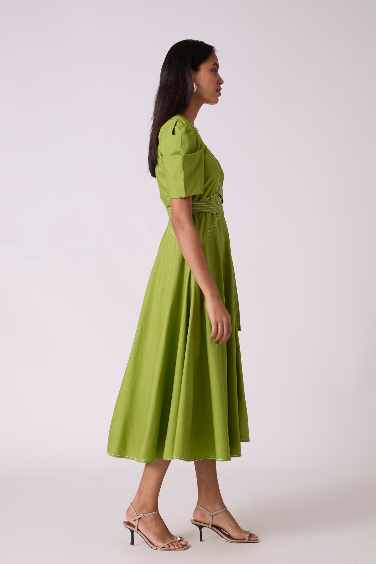 Maise Matcha Green Dress