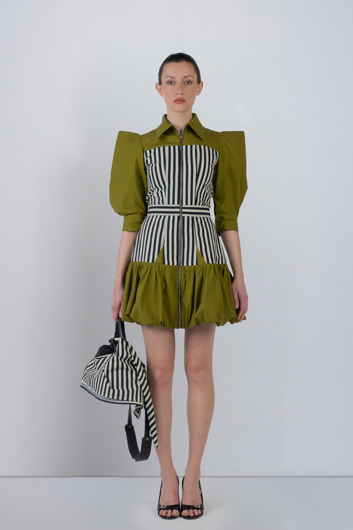 Mer Olive Dress