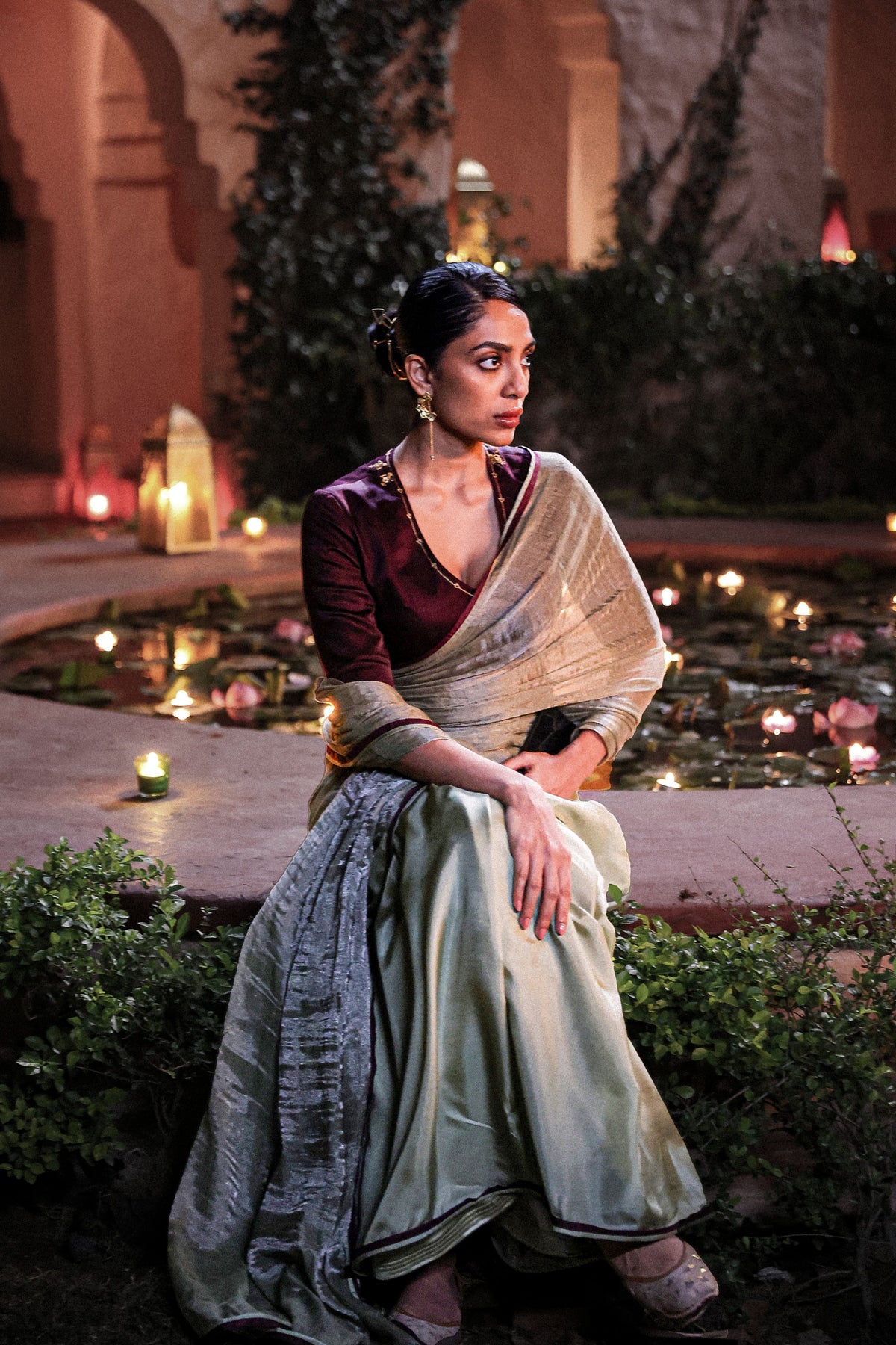 Aradhana Mint Saree