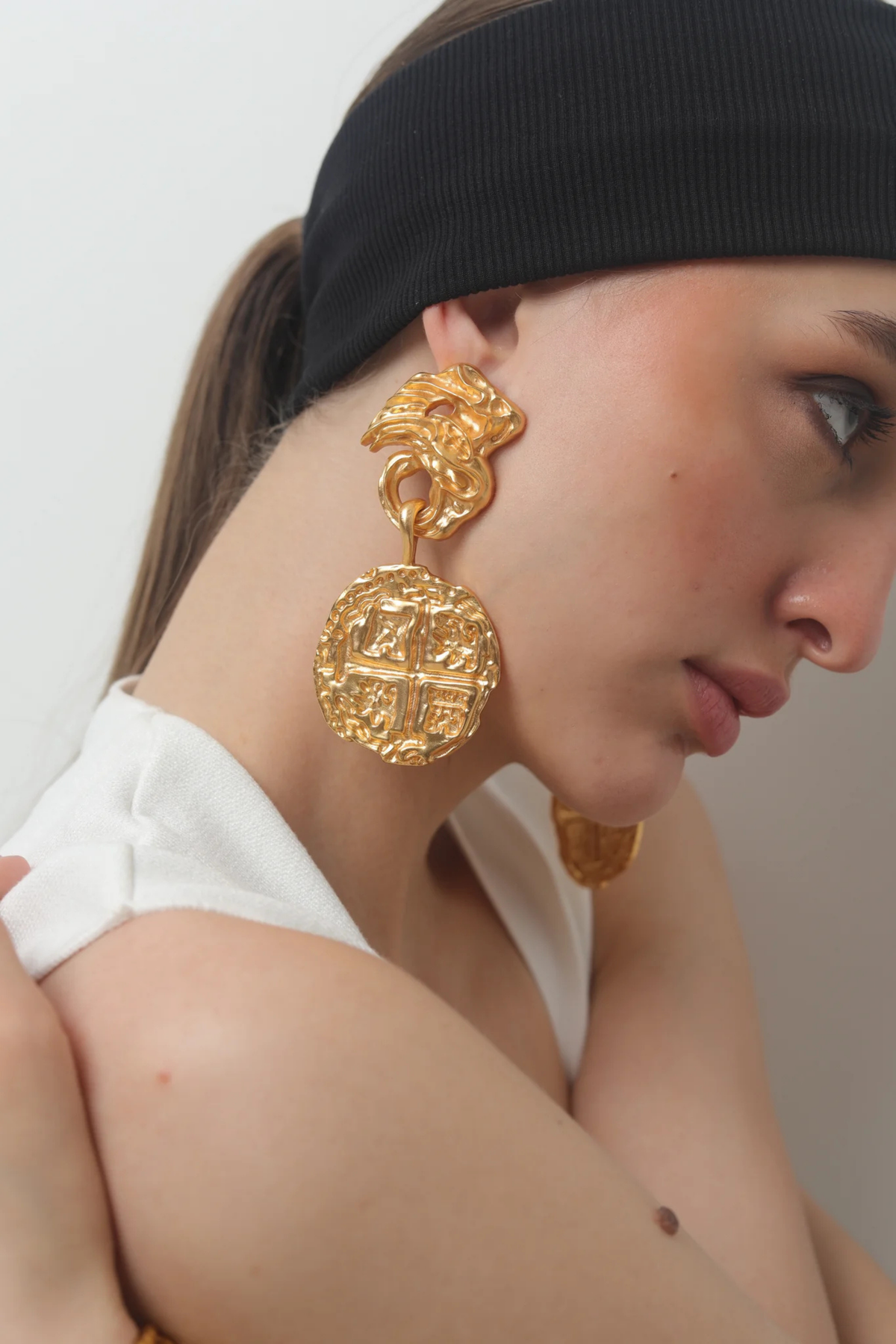 Medallion Earrings