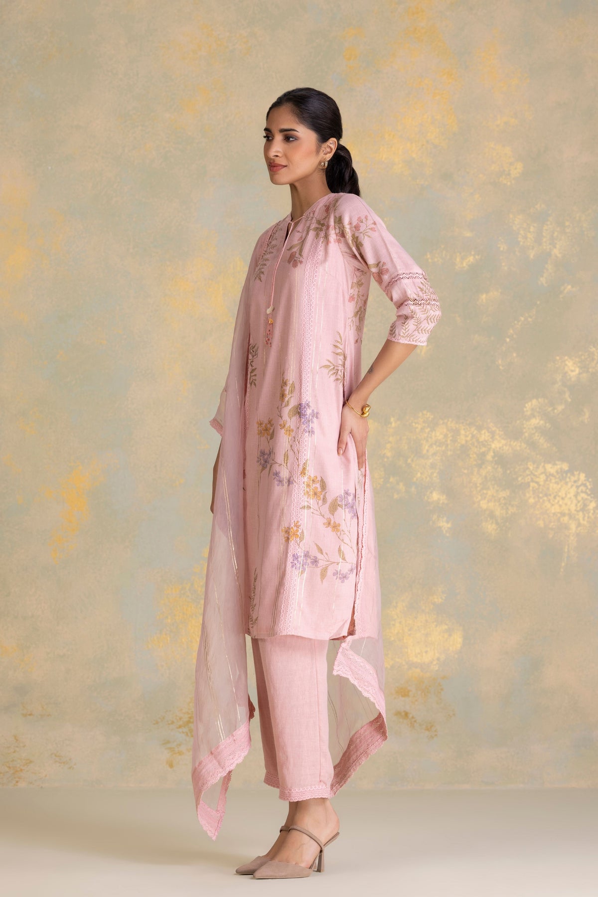 Blush Botanique Kurta Set
