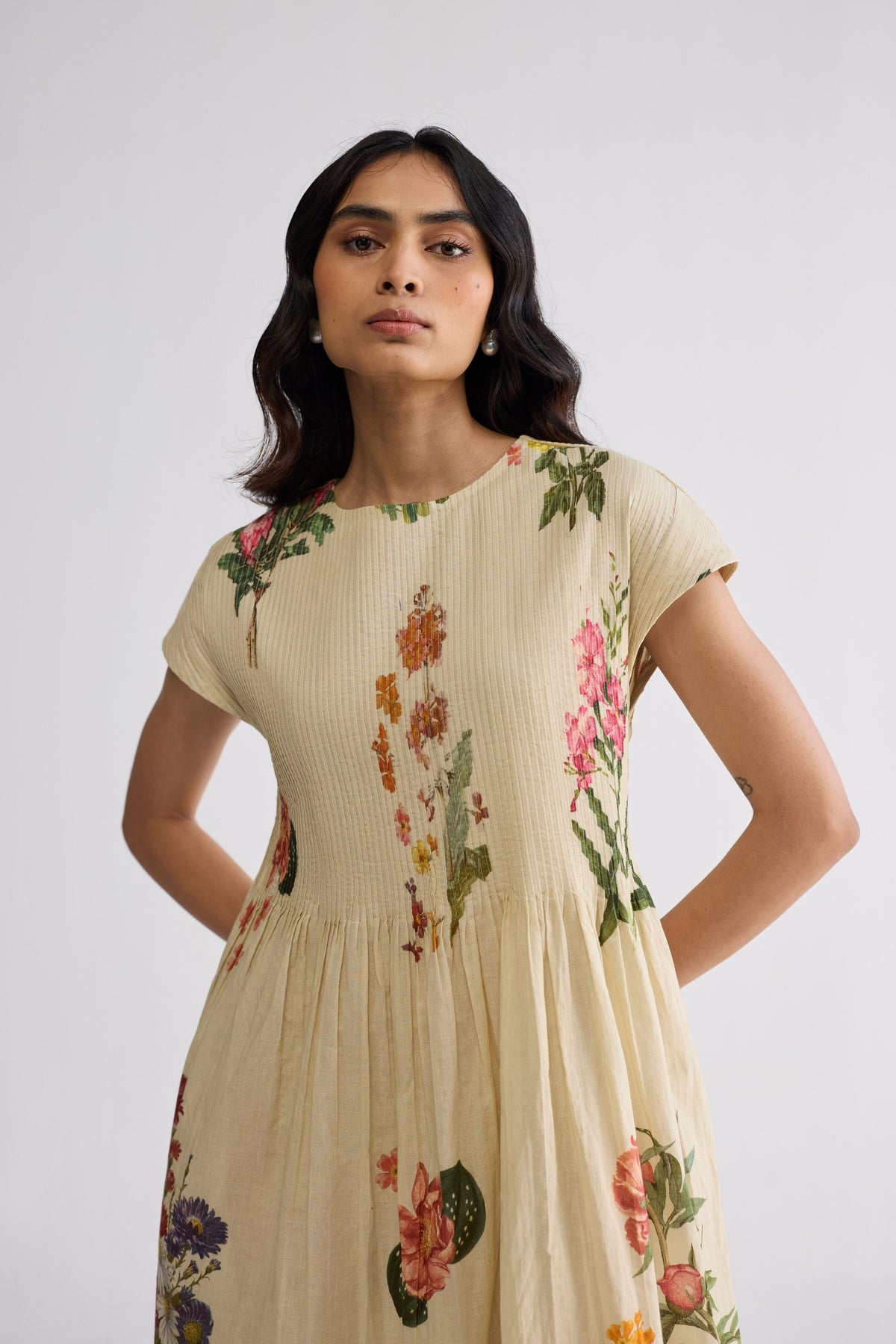 Primavera Pintucks Dress