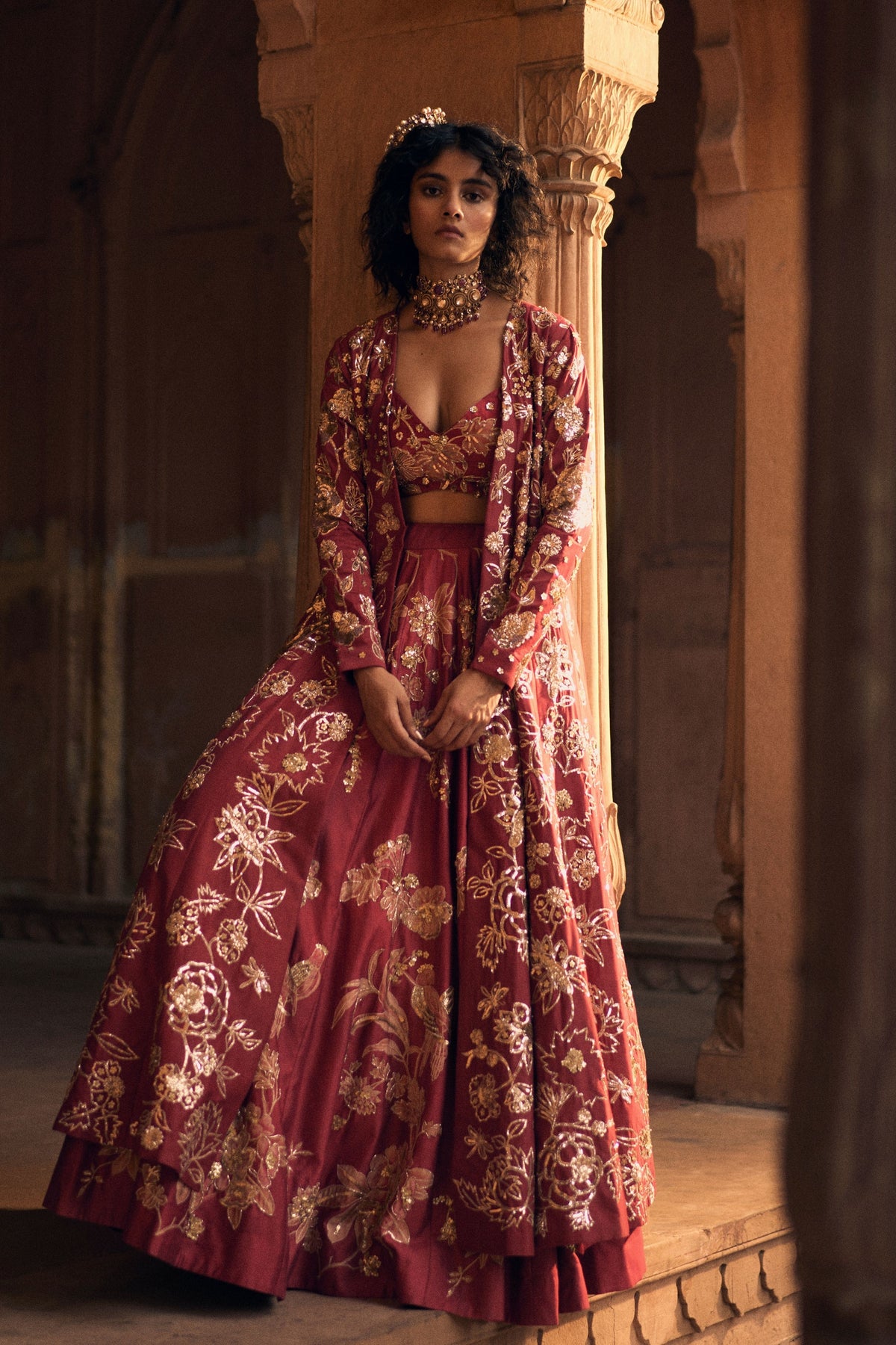 Signature Roop Flip Lehenga Set