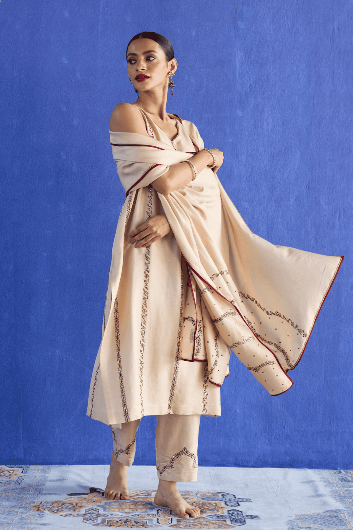 Beige Nidhi Suit