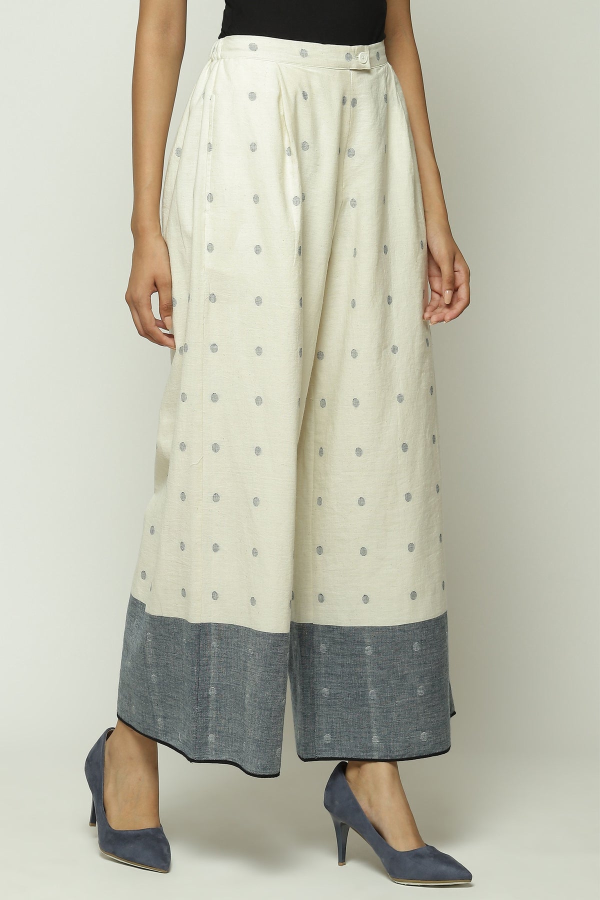 Border Jamdani Dots Trouser
