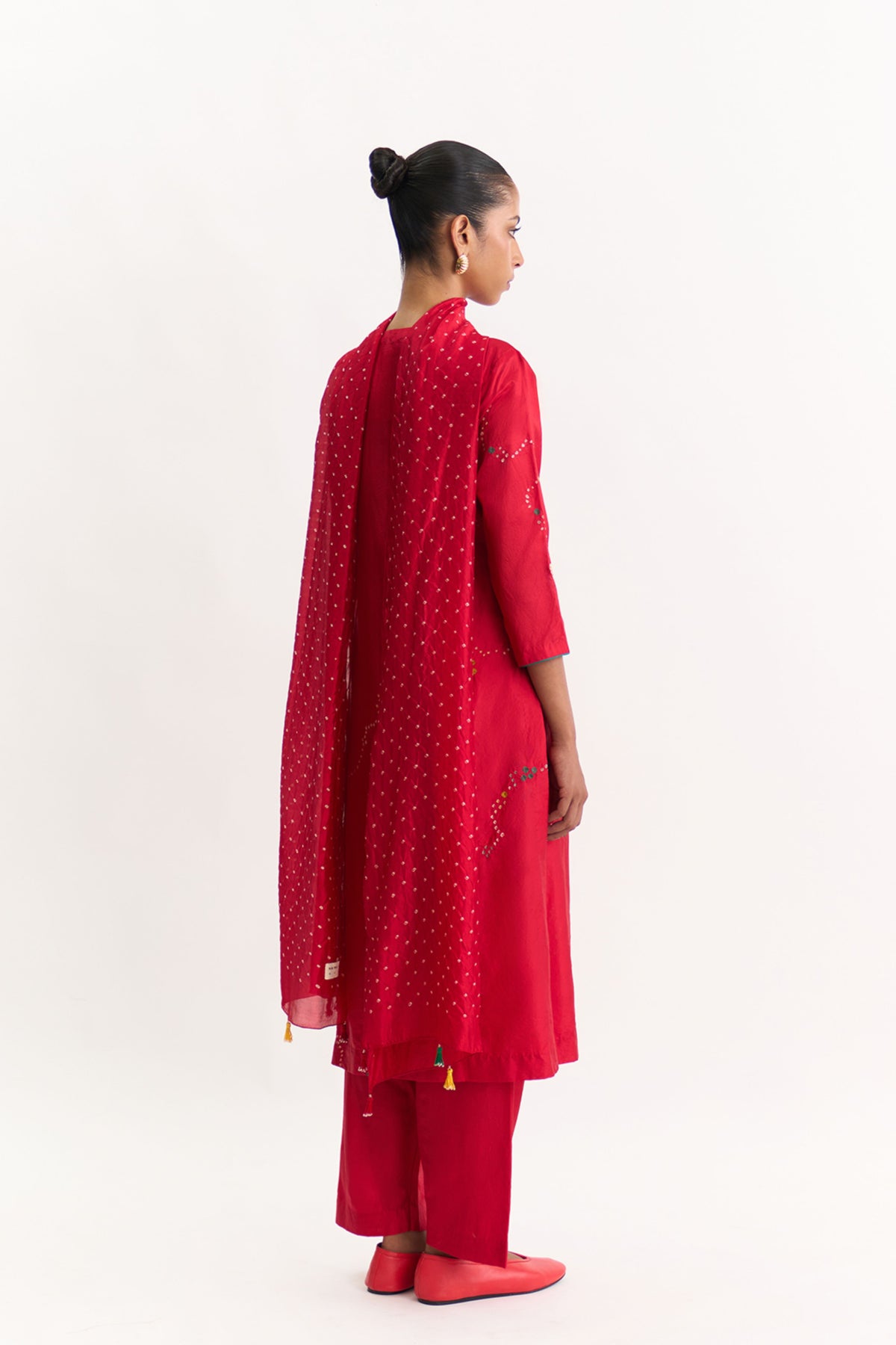 Yuki Maroon Kurta Set