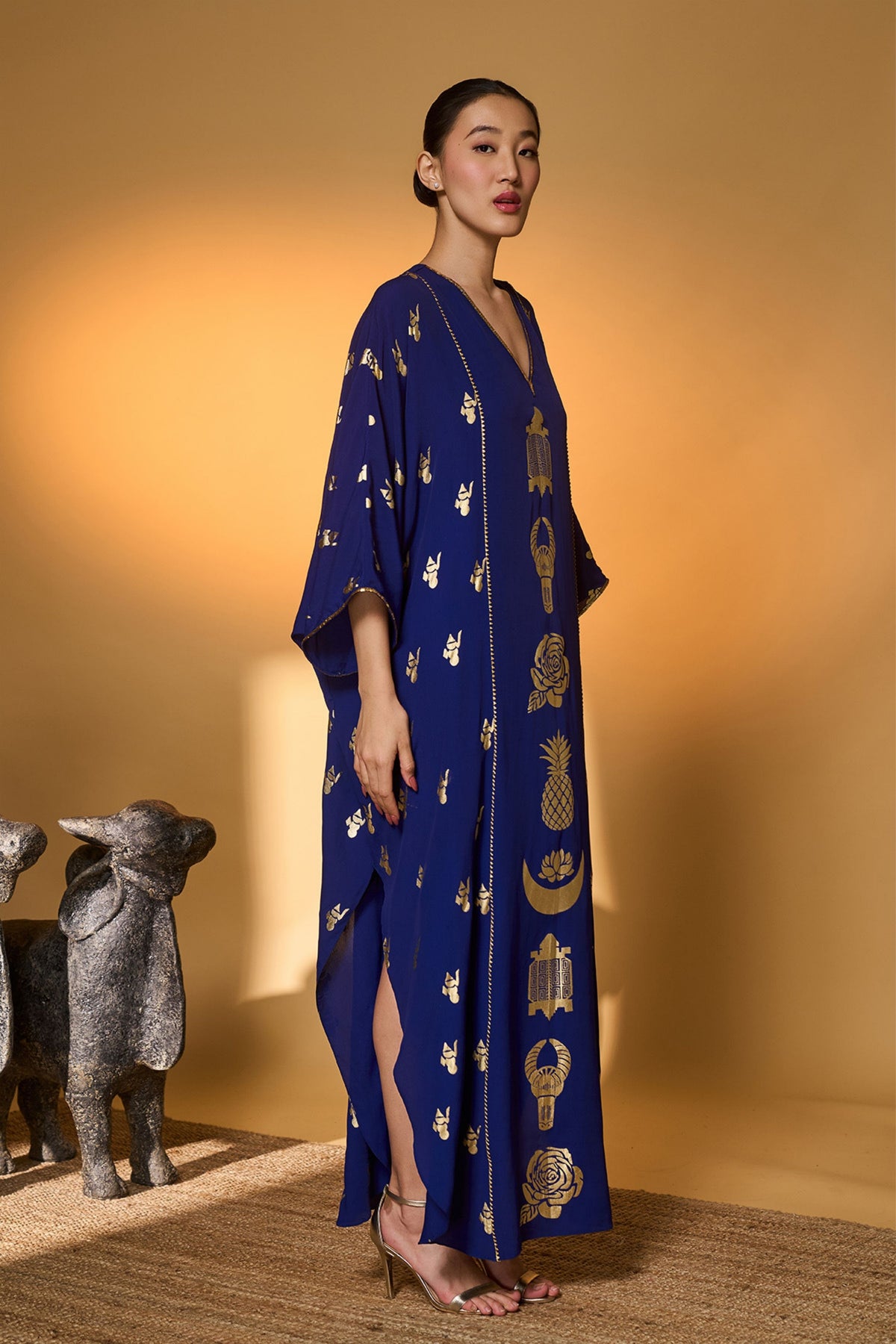 Electric Blue All Charms Kaftan