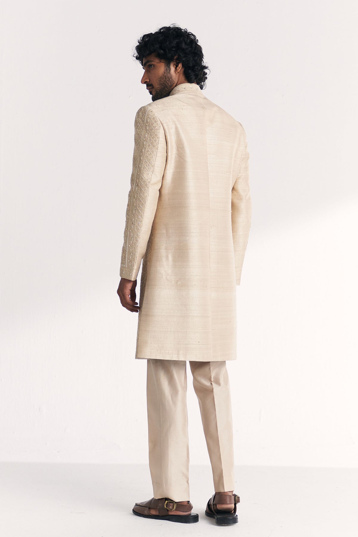 Rustom Ivory Achkan Set