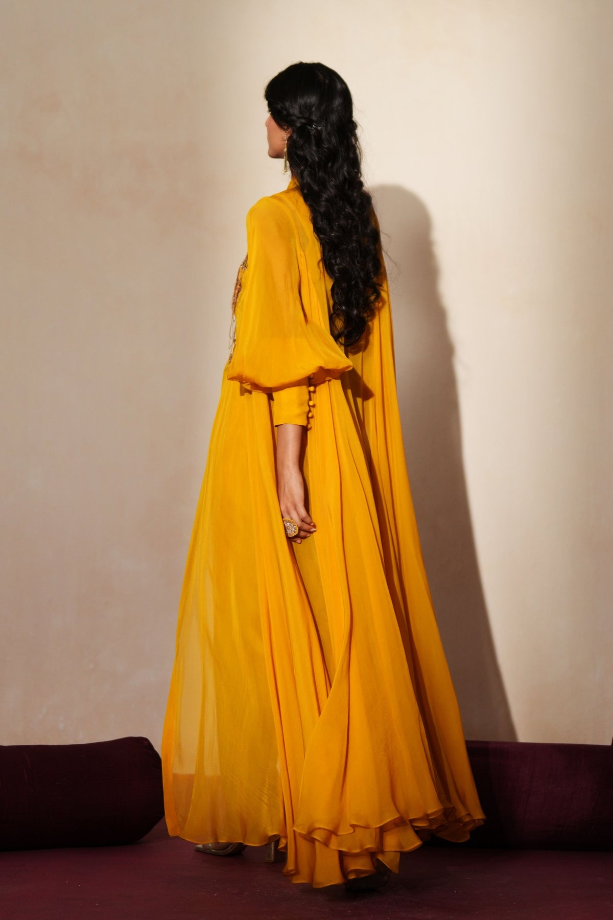 Roshni Cape Jacket Set