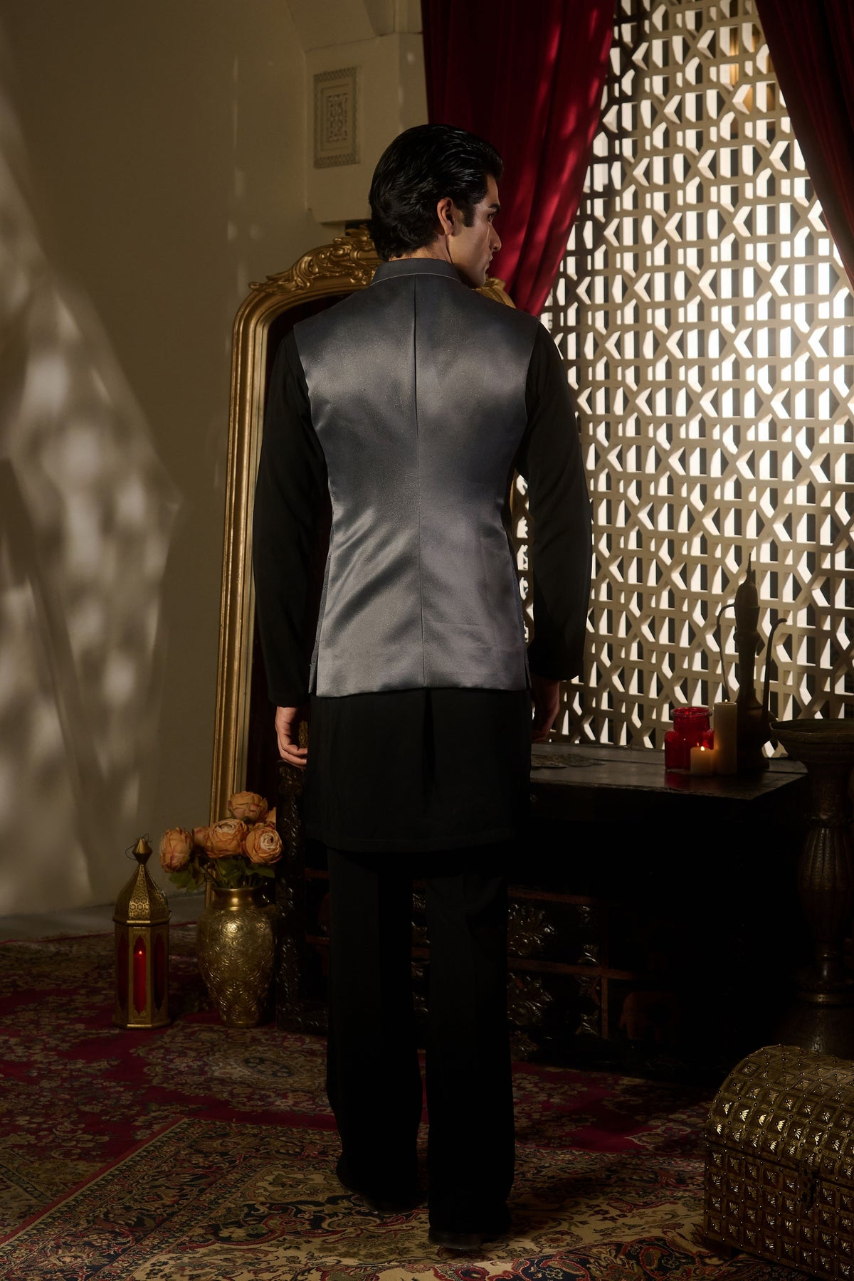 Halo Nehru Jacket Set