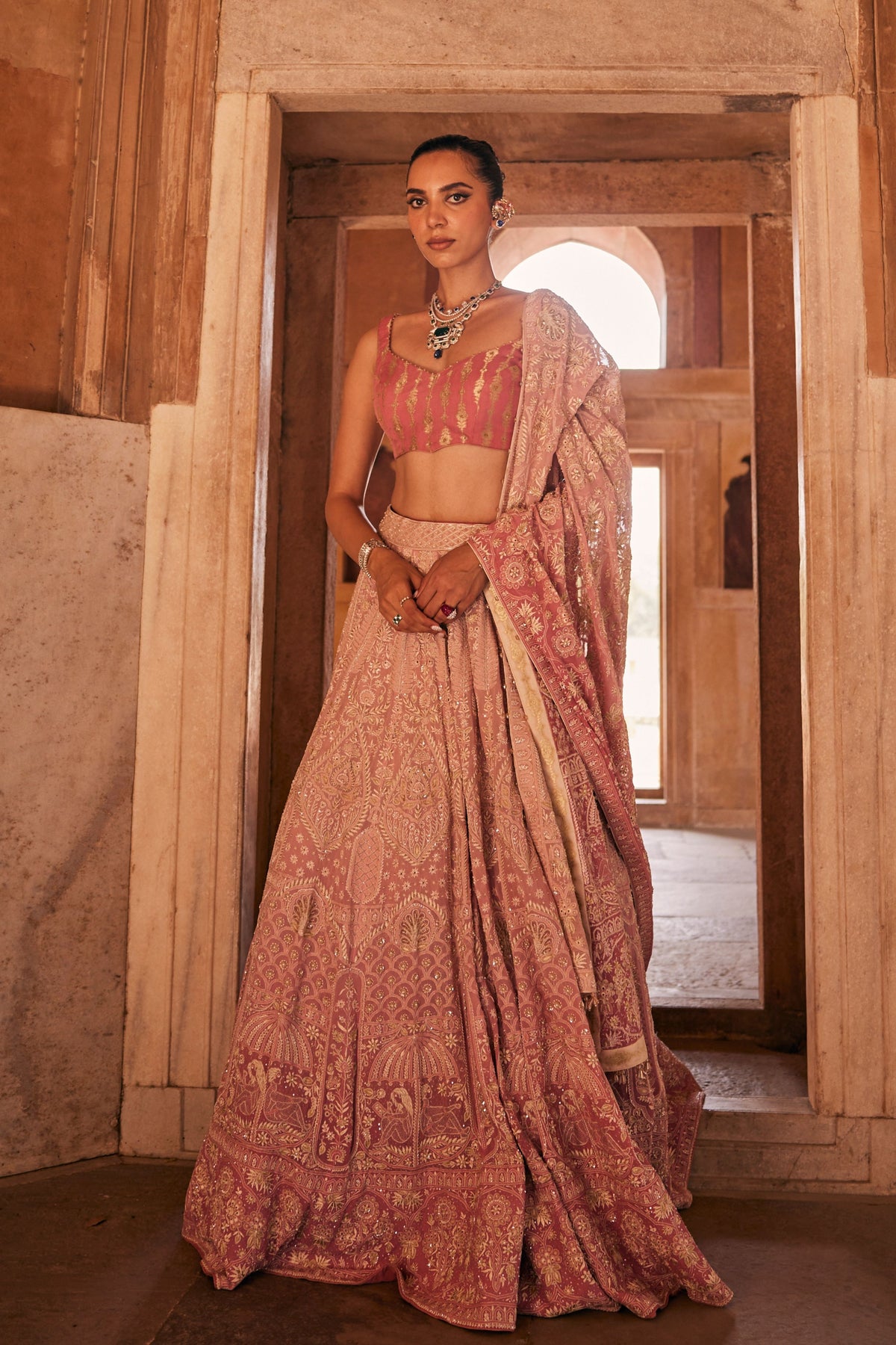 Nazm Lehenga Set