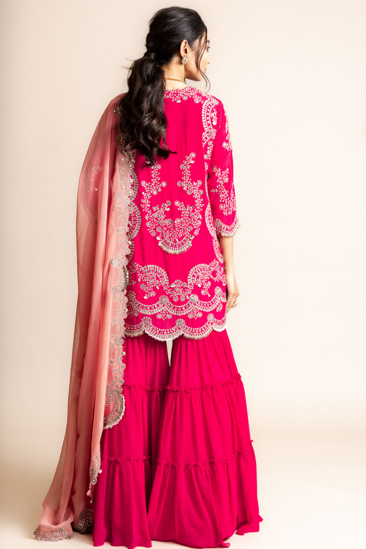 Fuchsia Kurta Set
