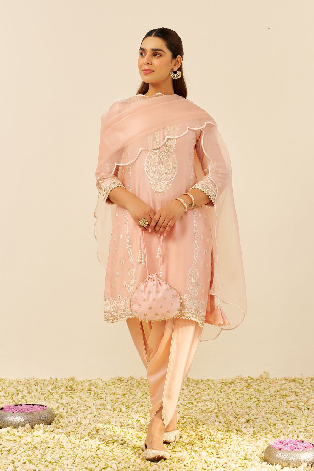 Zahra Rose Kurta Set