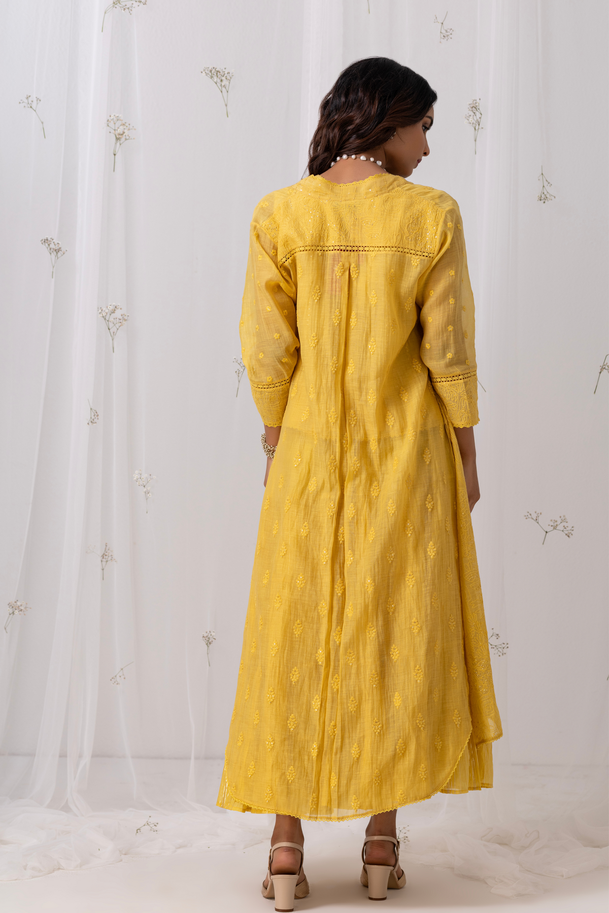 Nerina Yellow Skirt Set