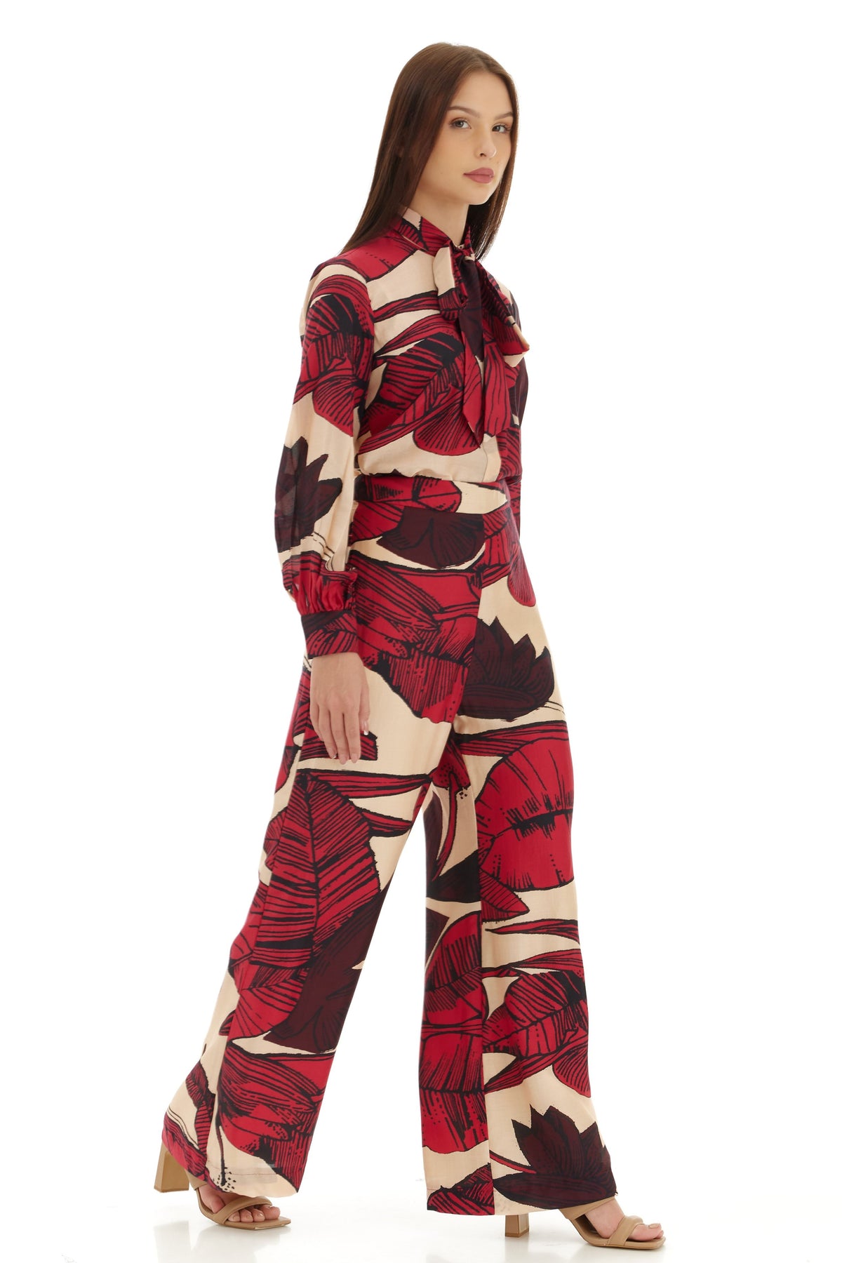 Red and Brown Bow Shirt