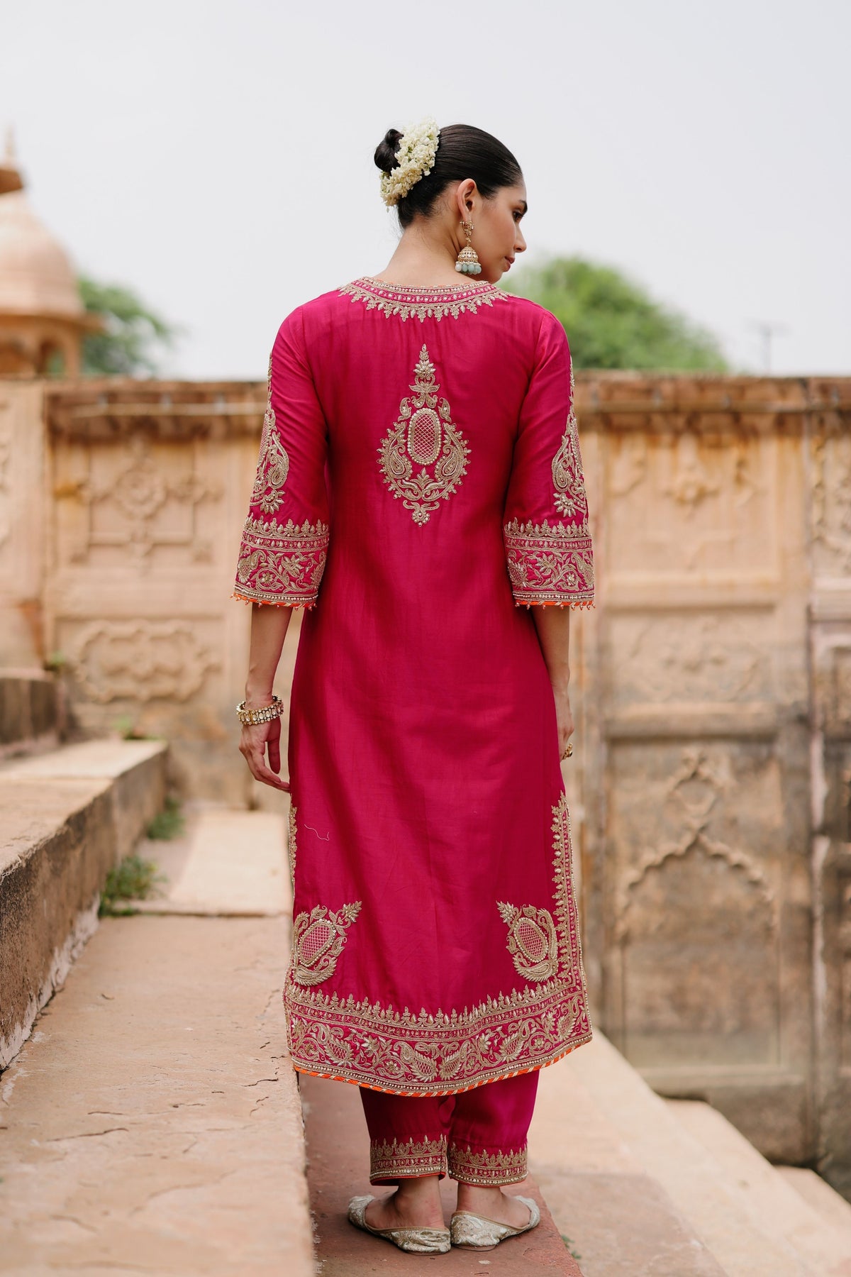 Arwa Hot Pink Kurta Set