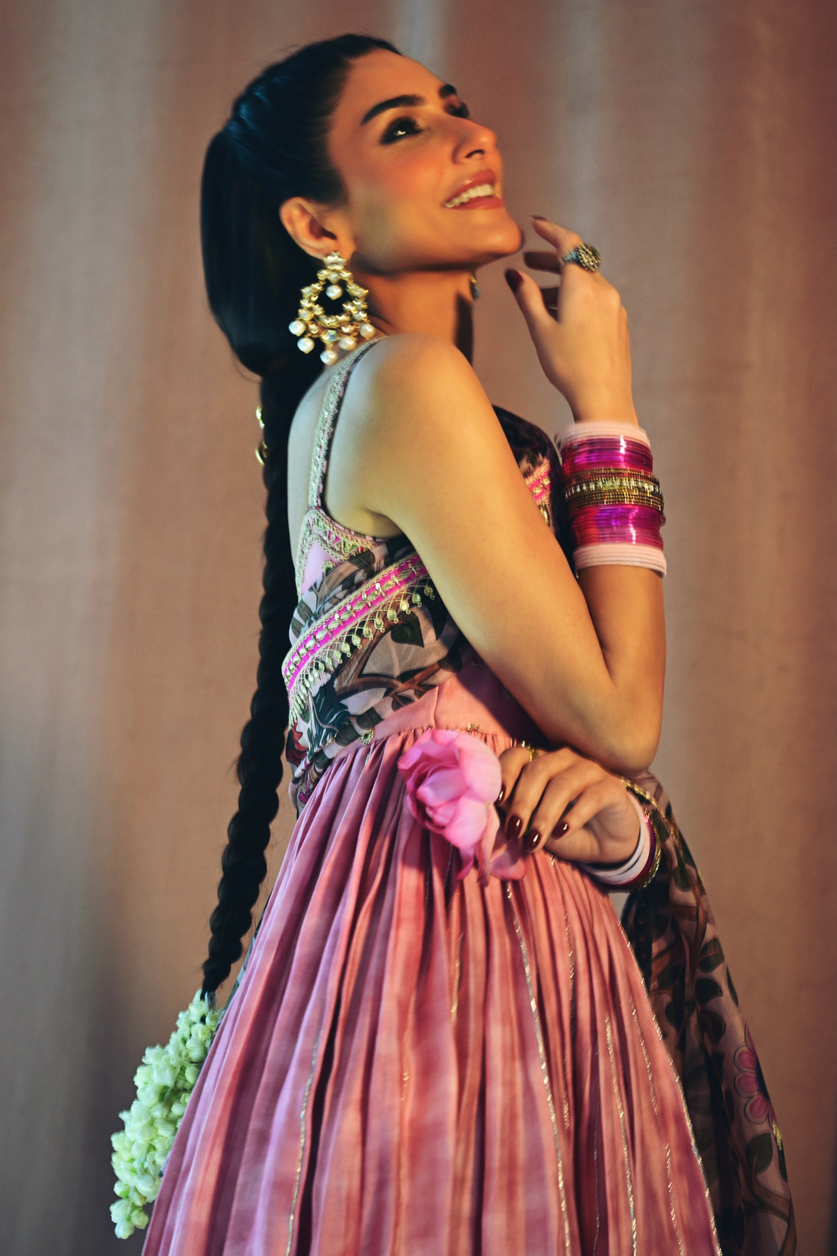 Kiran Malik In Ghoomer Anarkali Set