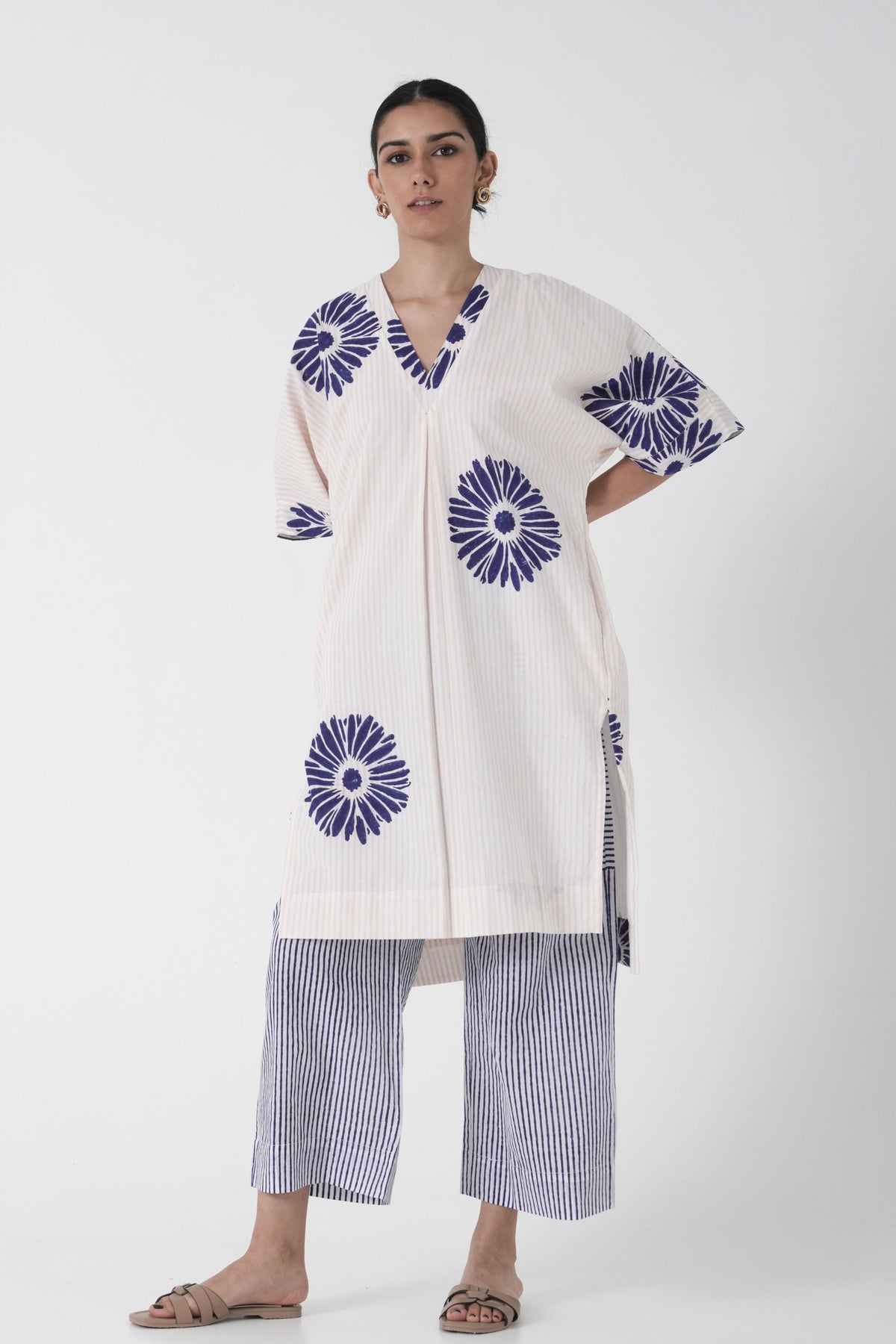 Ease Blue Tunic Set
