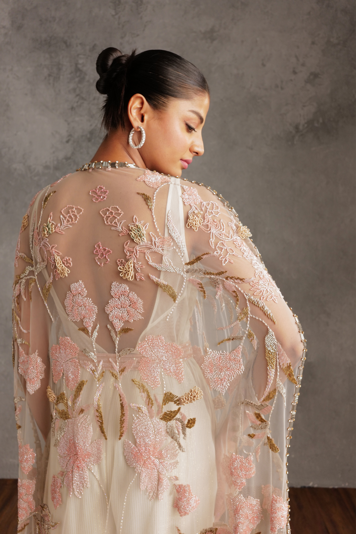 Regina Cape And Jumsuit Set