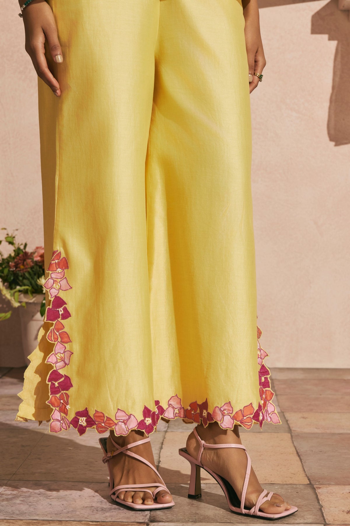 Butter Yellow Bougainvillea Shirt